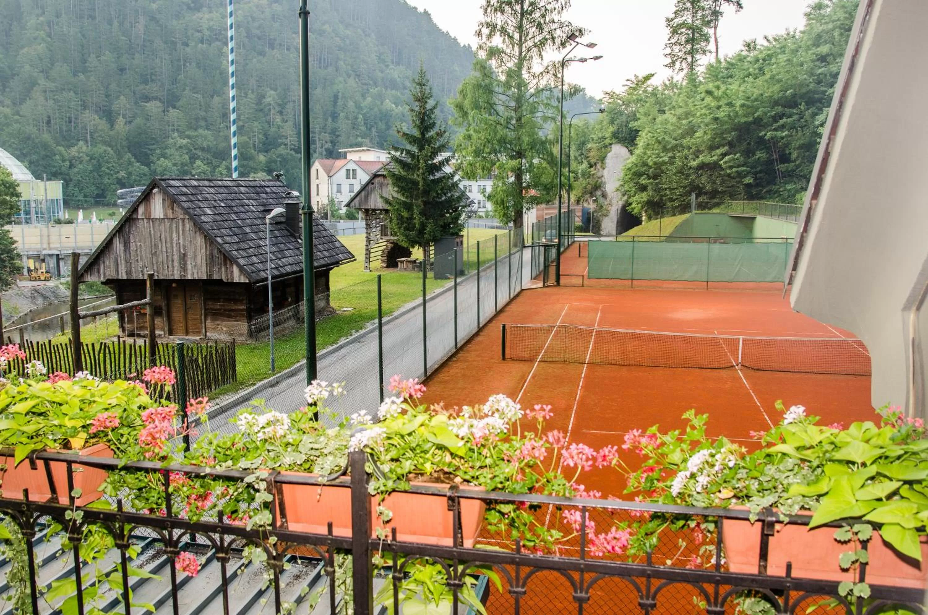 Balcony/Terrace in Penzion Park