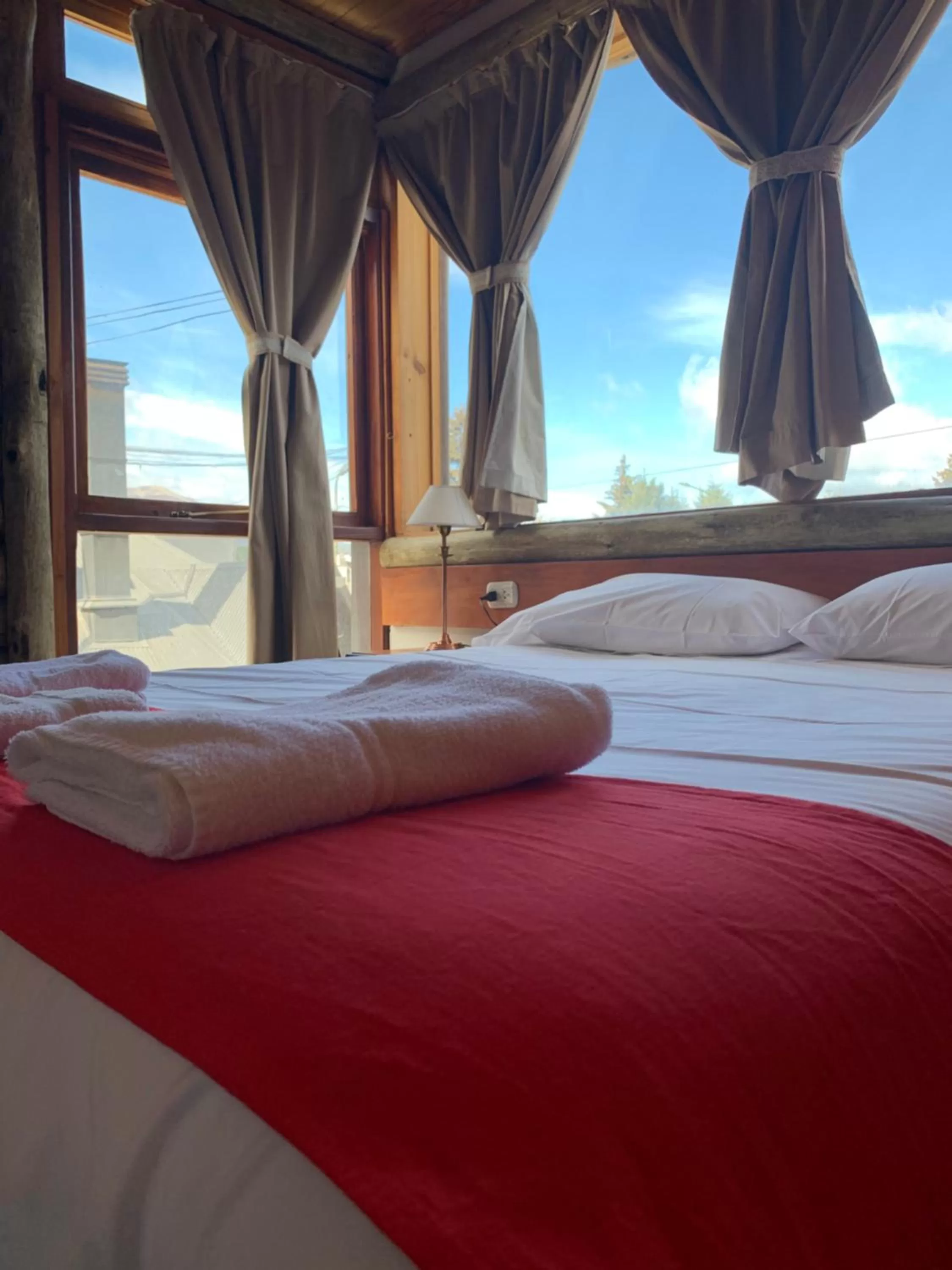 Bed in Hosteria Posta de los Colonos