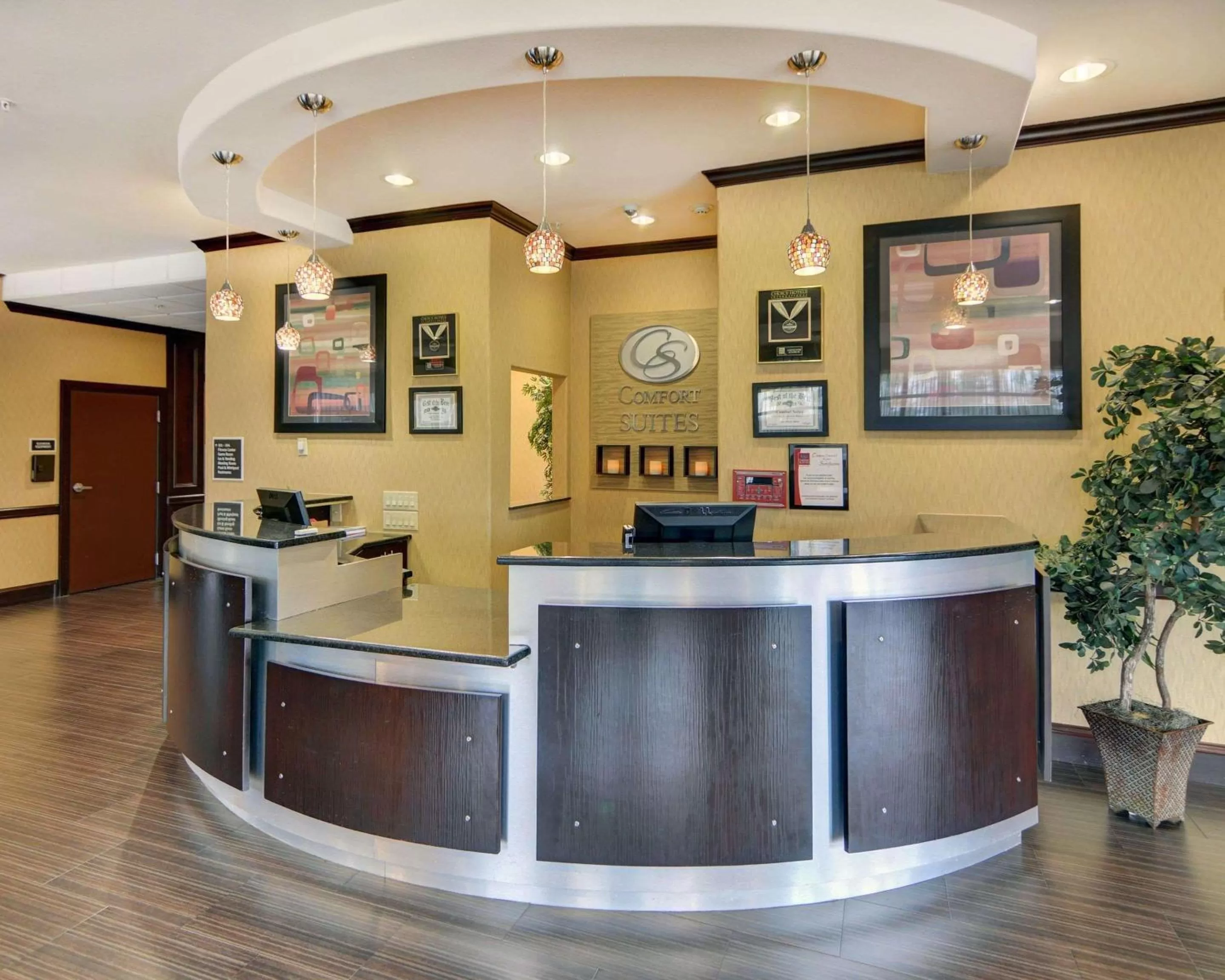Lobby or reception in Comfort Suites Kilgore