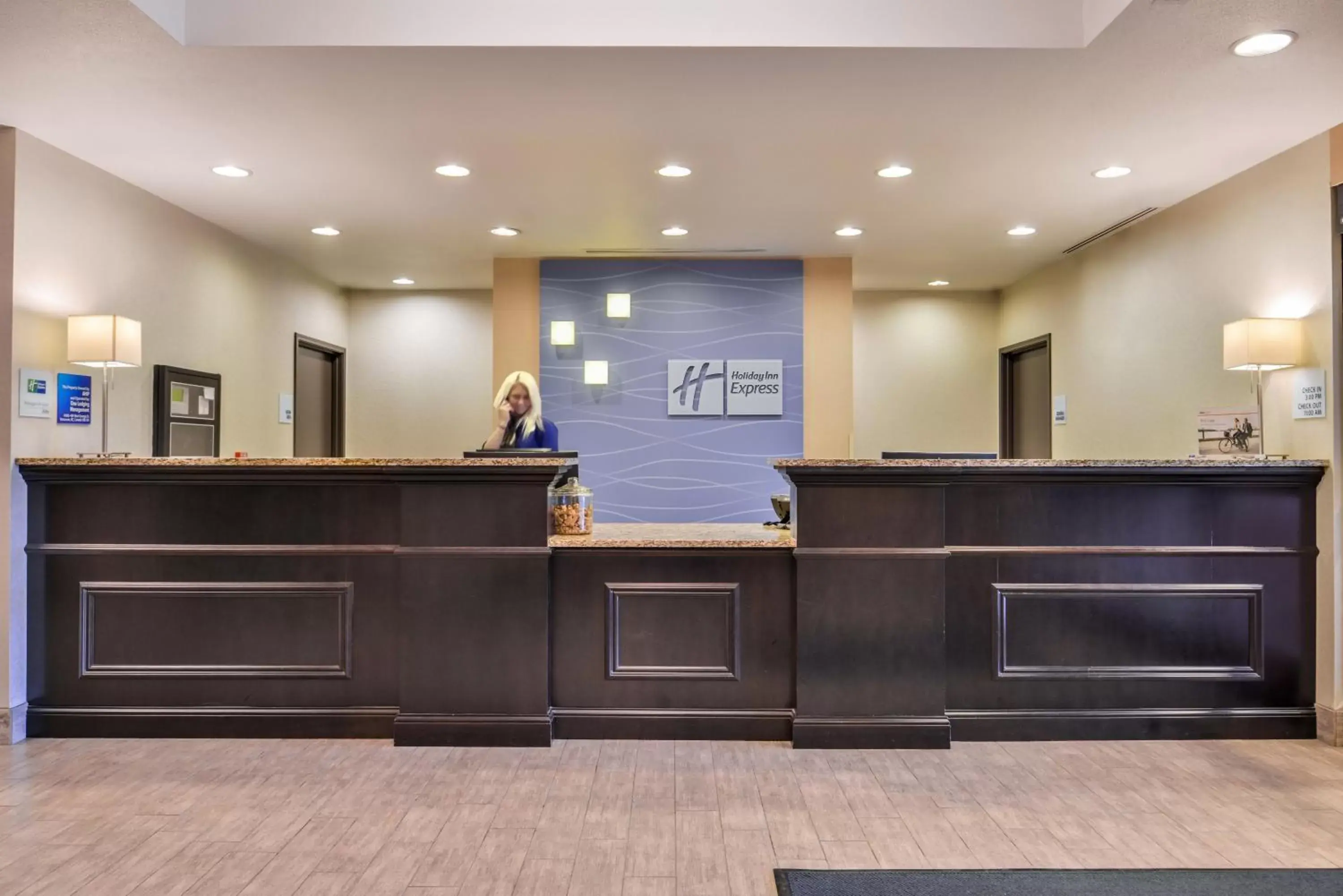 Property building, Lobby/Reception in Holiday Inn Express & Suites Emporia Northwest, an IHG Hotel