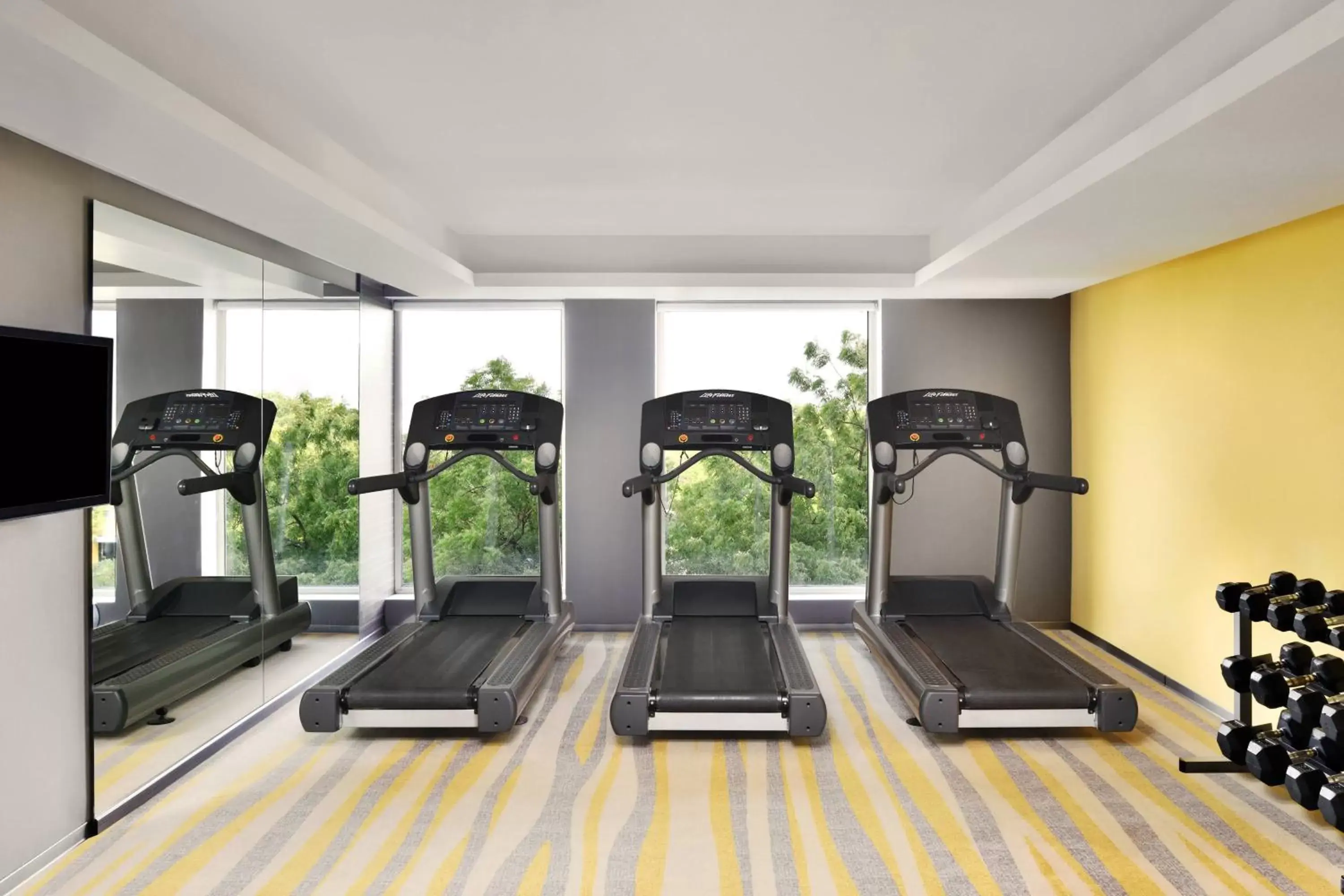 Fitness centre/facilities, Fitness Center/Facilities in Fairfield by Marriott Ahmedabad