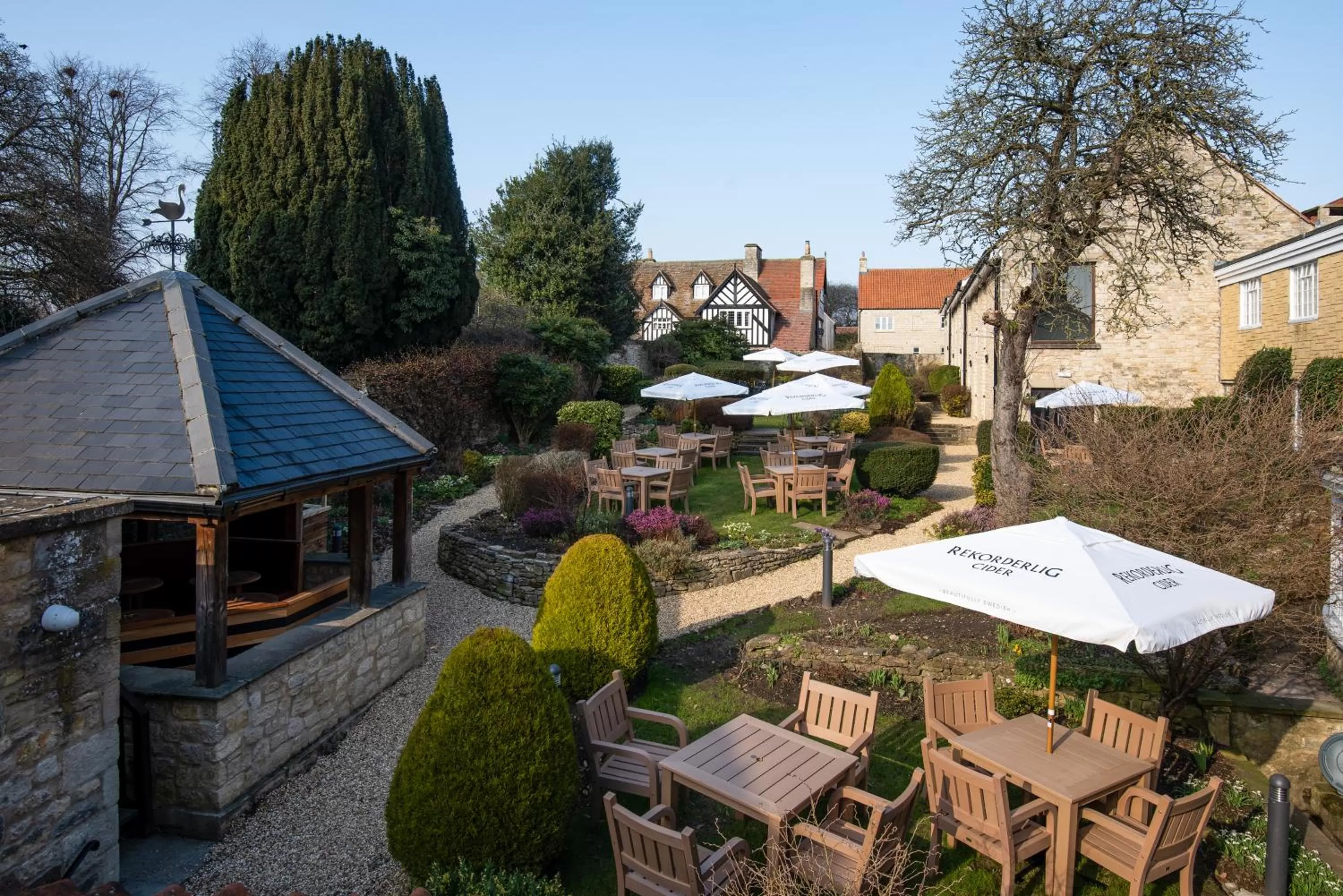 Garden view in The Black Swan - The Inn Collection Group