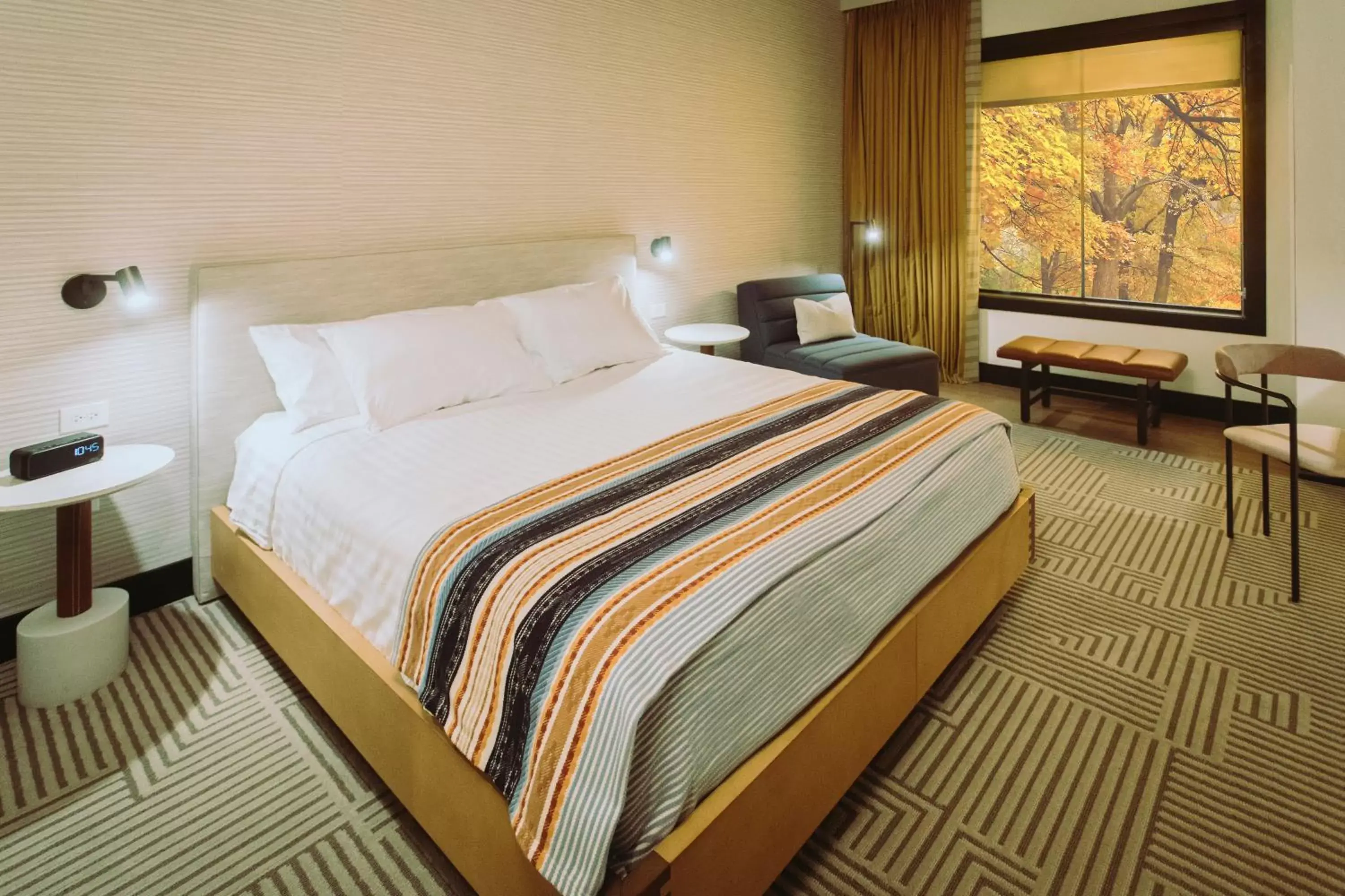 Bed in Hotel Tupelo, a Wyndham Hotel