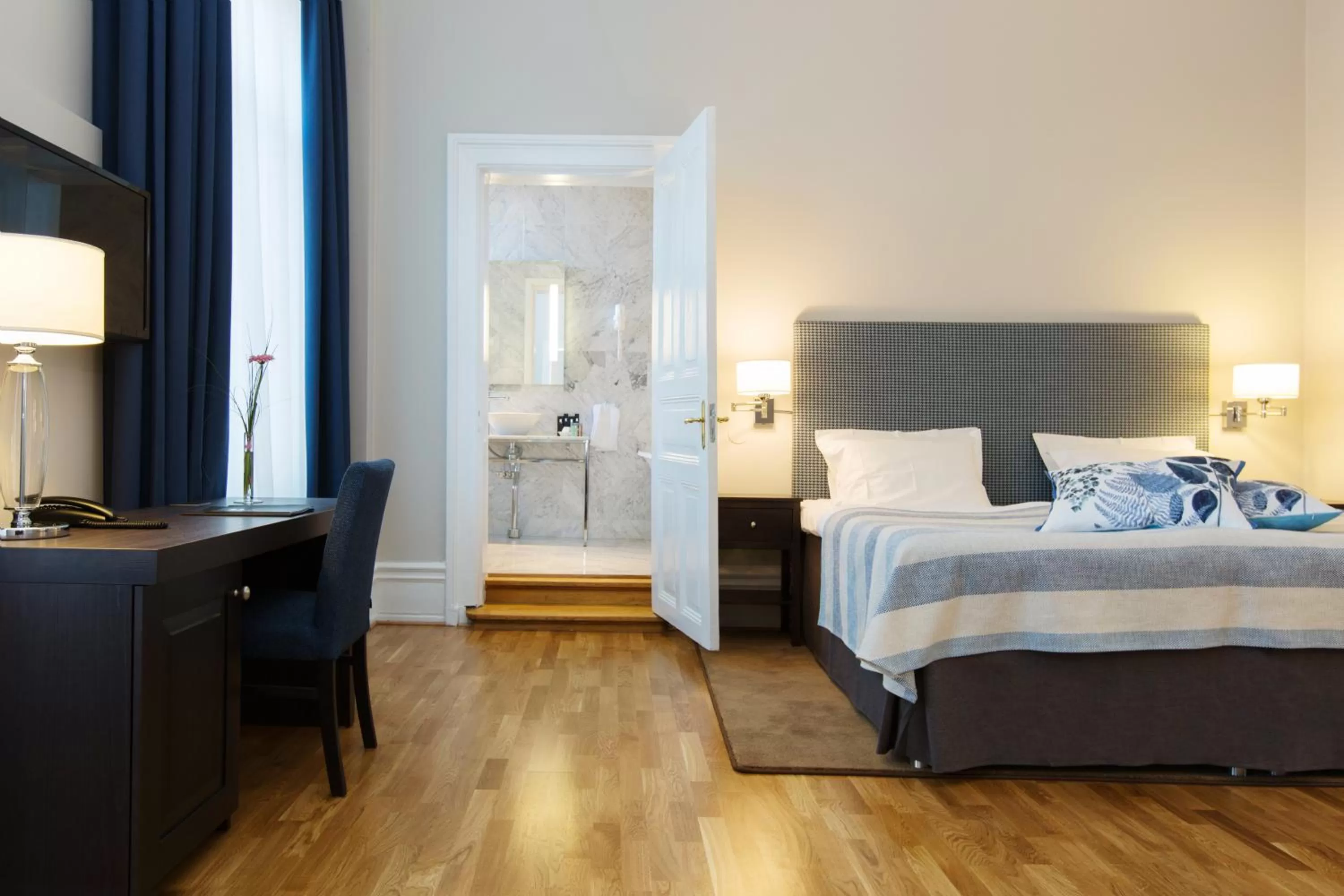 Bedroom, Bed in Elite Stadshotellet Karlstad, Hotel & Spa