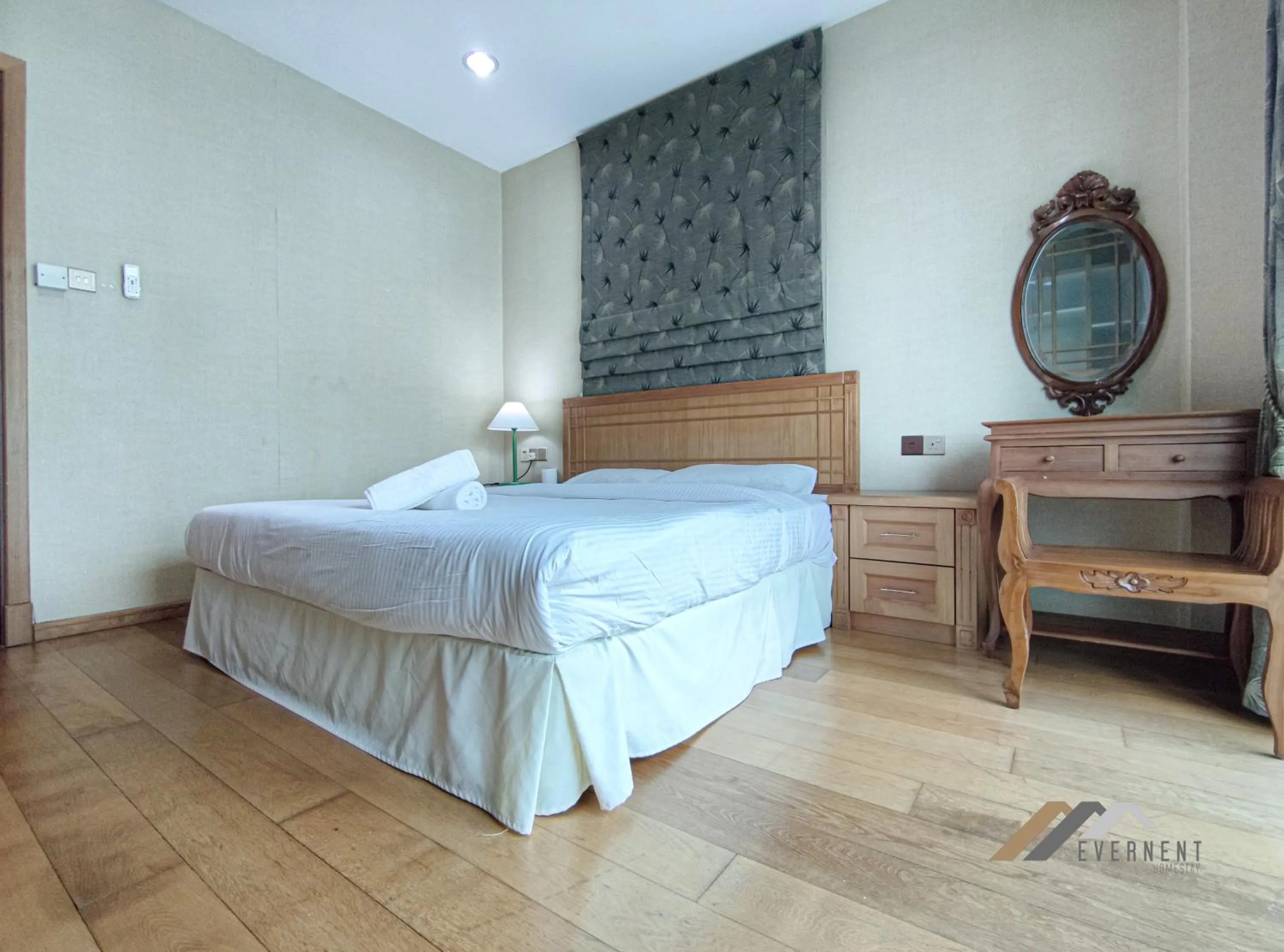 Bed in Mciti Suites by Evernent