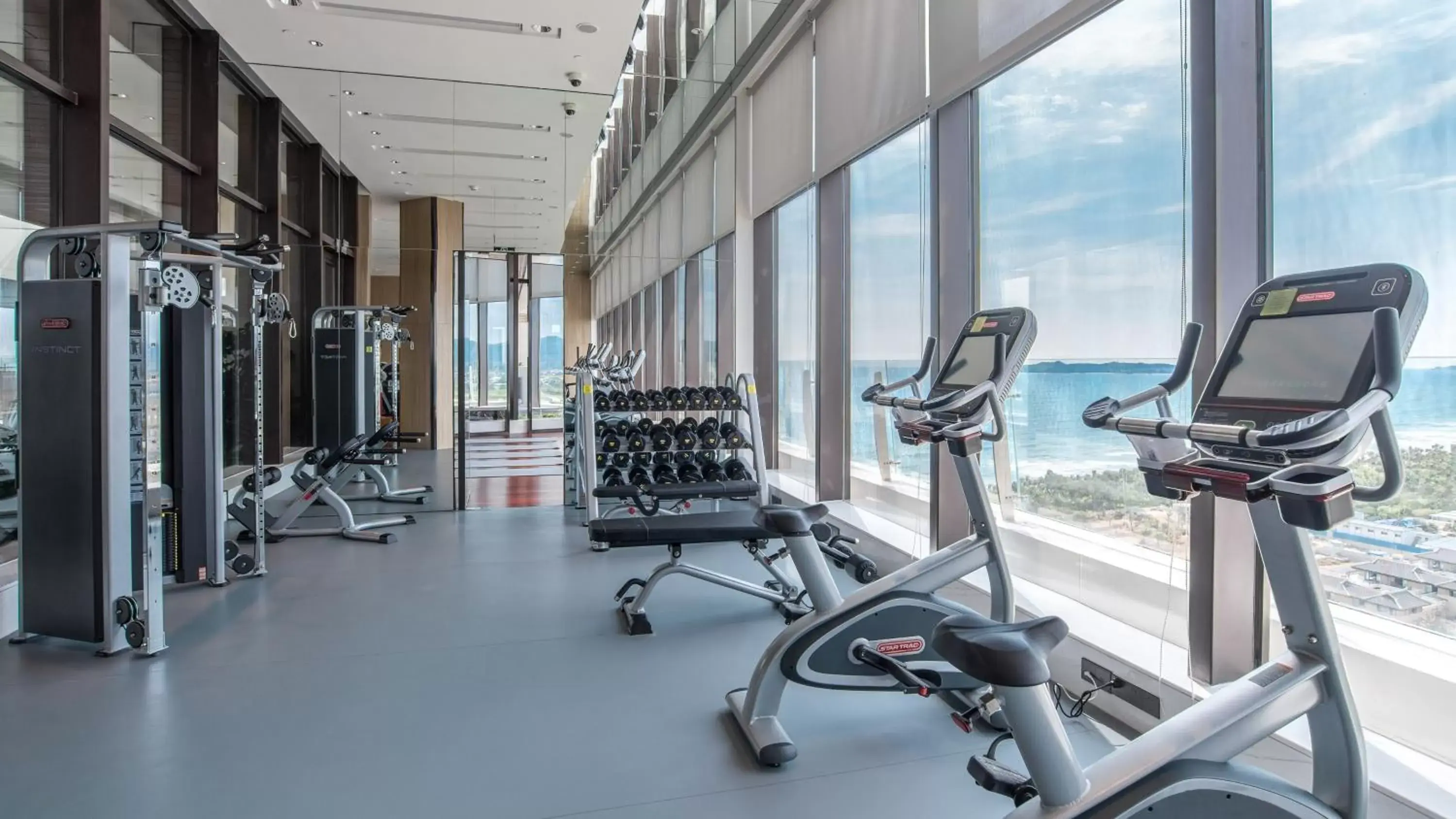 Fitness centre/facilities, Fitness Center/Facilities in Crowne Plaza Sanya Haitang Bay Resort, an IHG Hotel