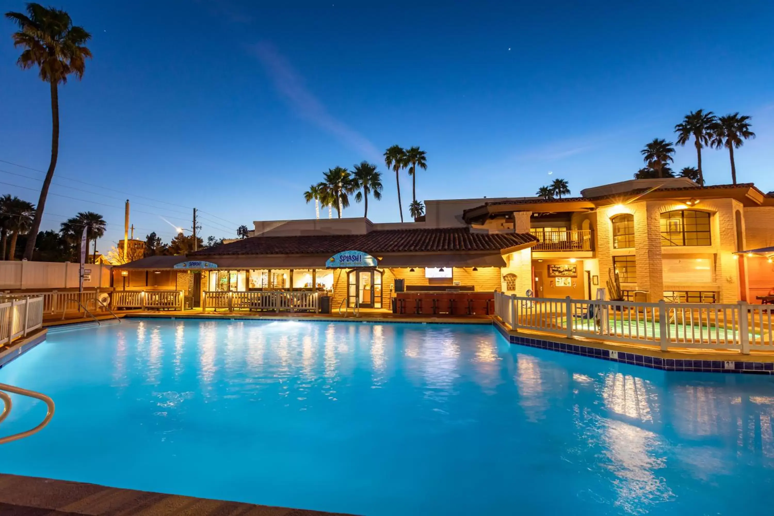 Night, Swimming Pool in Scottsdale Camelback Resort