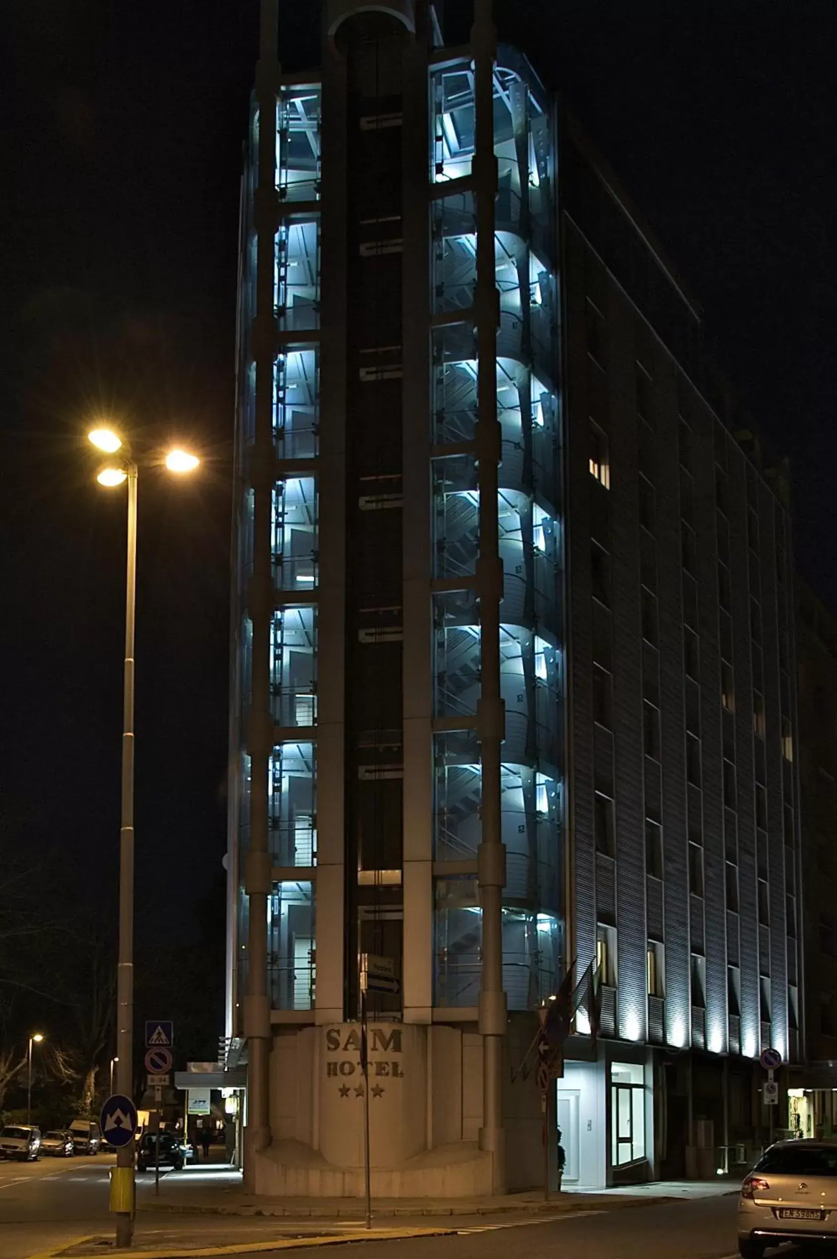 Night, Property Building in Sam Hotel