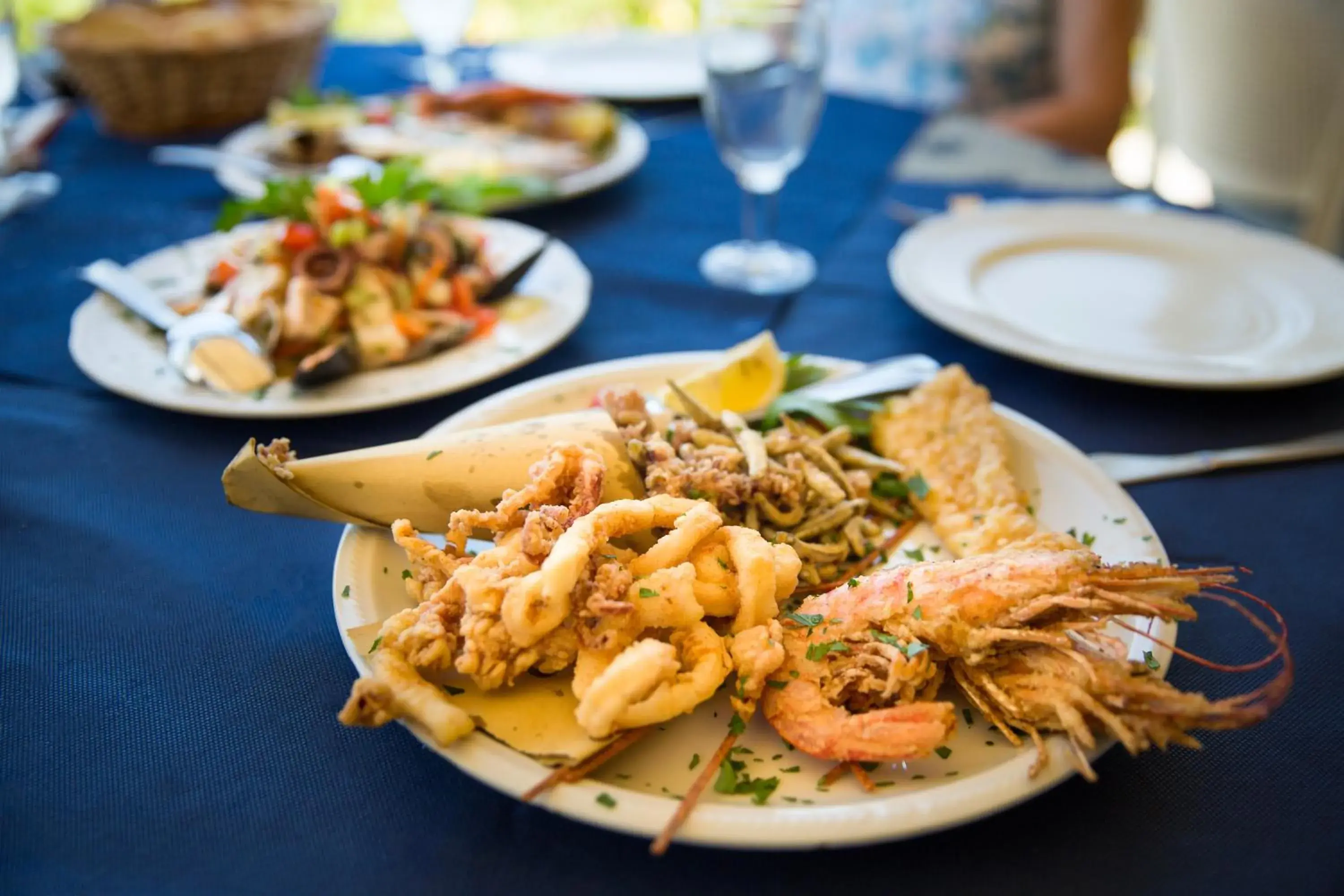 Food and drinks, Lunch and Dinner in La Playa Blanca Hotel & Ristorante