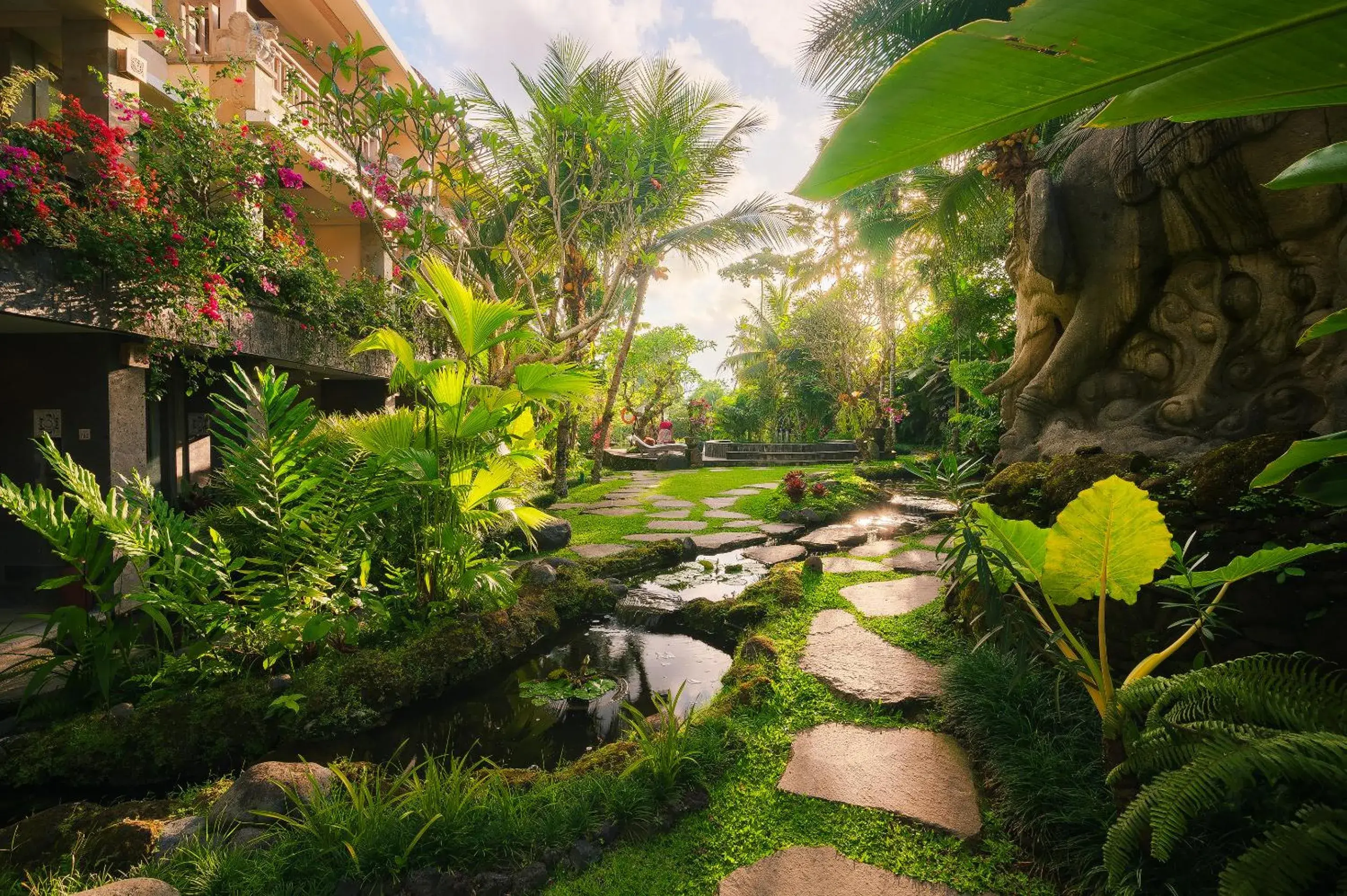 Natural landscape, Garden in The Udaya Resorts and Spa