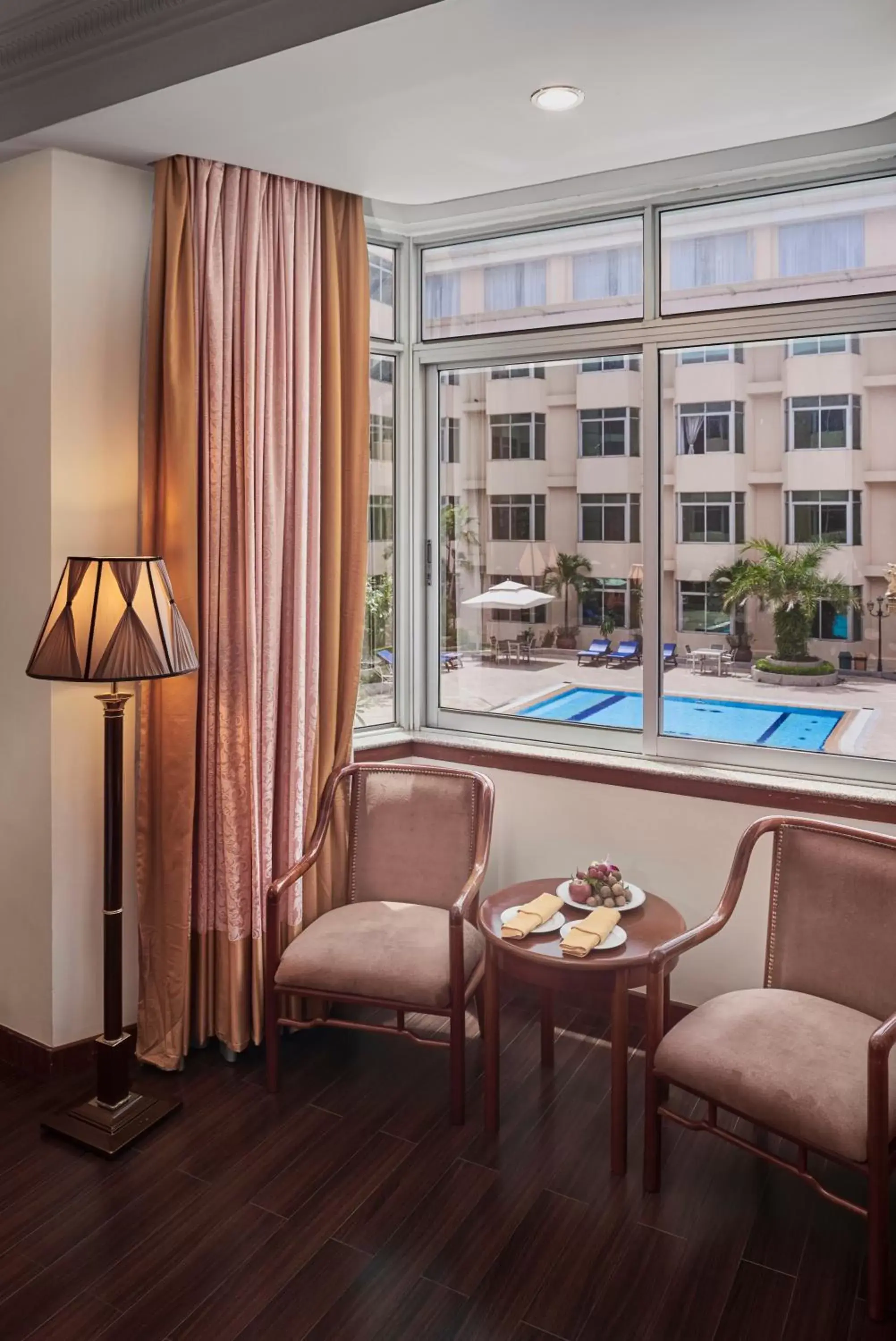 Seating area, Pool View in Phnom Penh Hotel