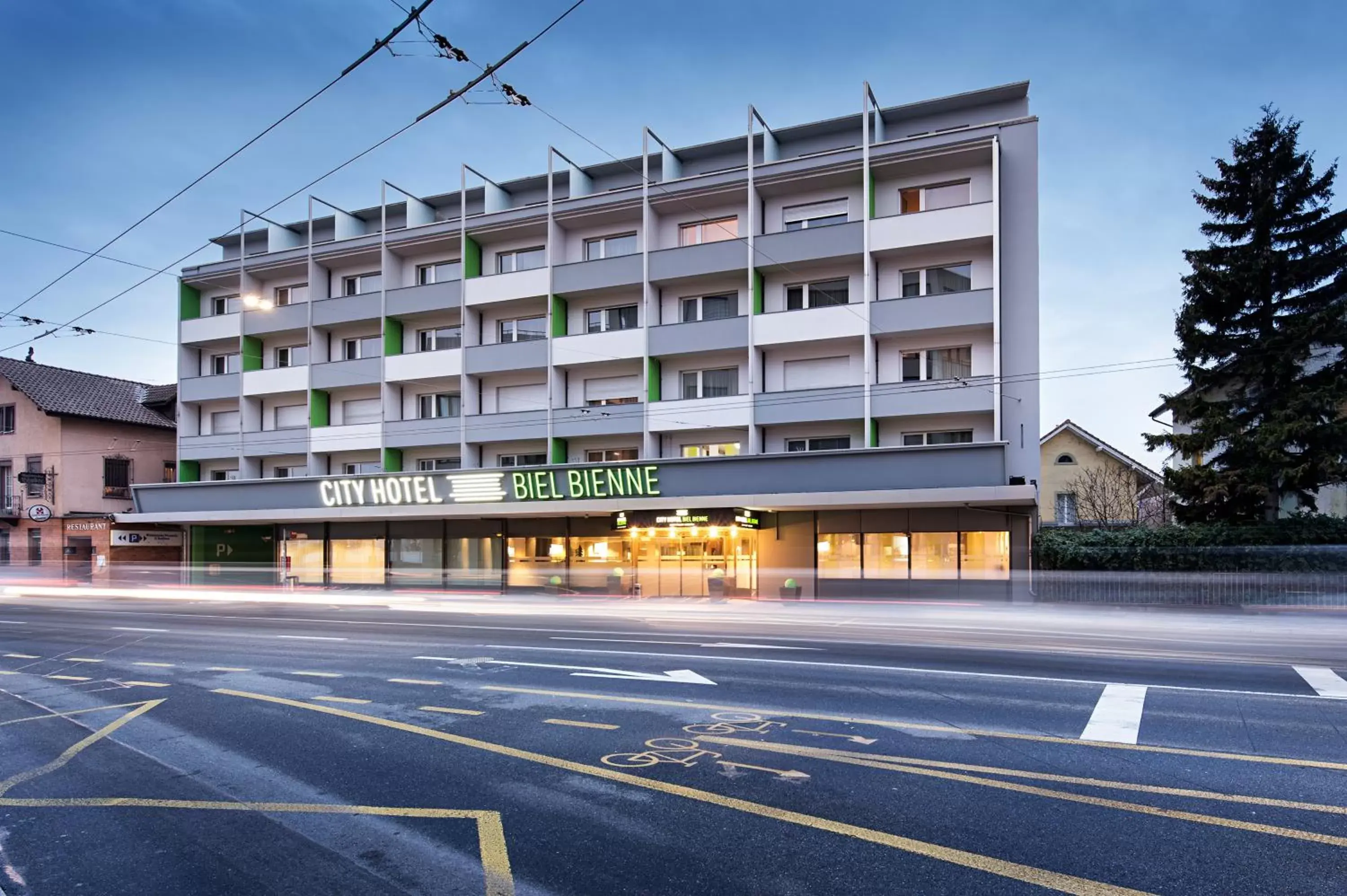 Facade/entrance, Property Building in City Hotel Biel Bienne Free Parking