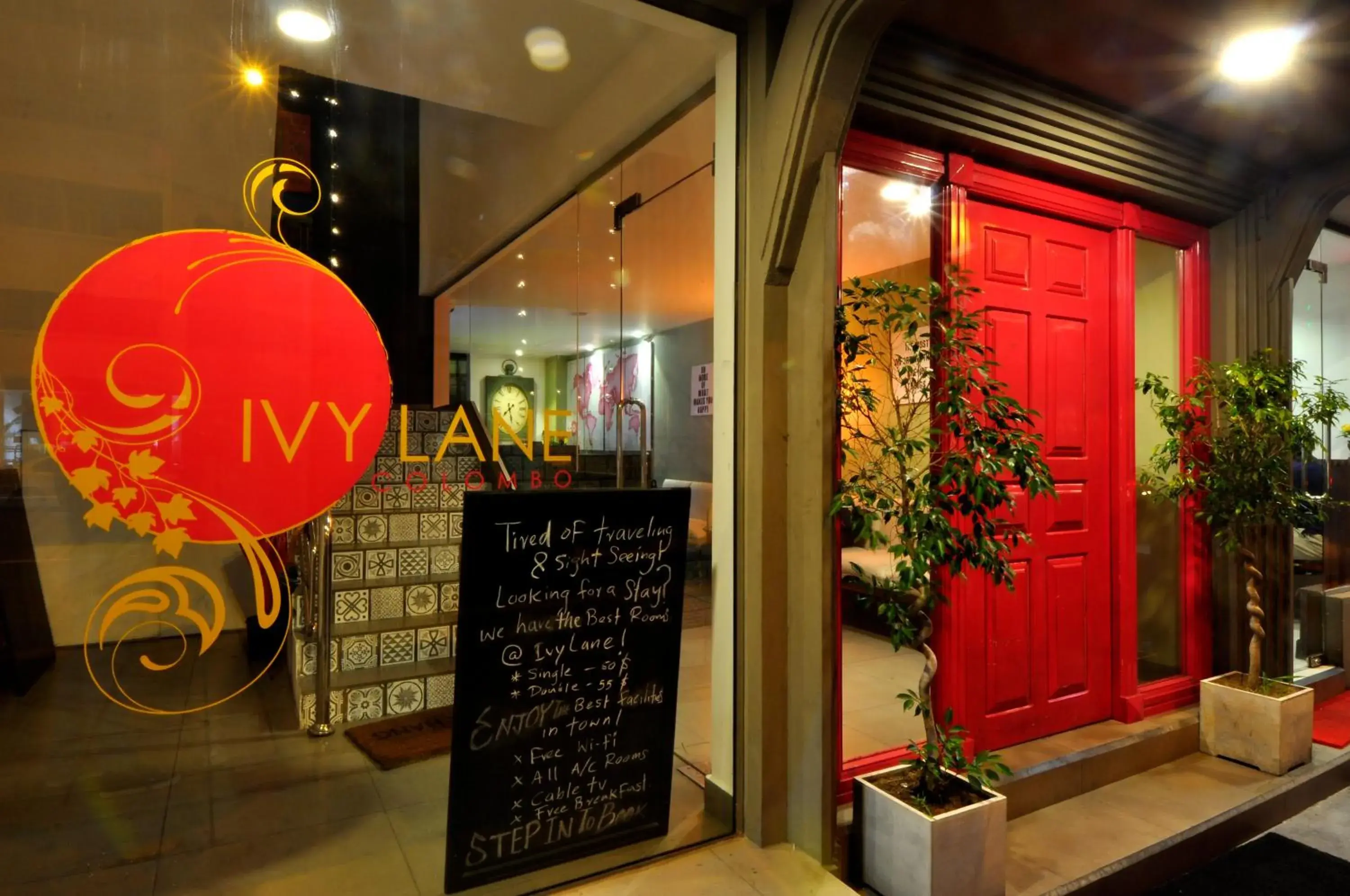 Facade/entrance in Ivy Lane Colombo Facade/entrance in Ivy Lane Colombo