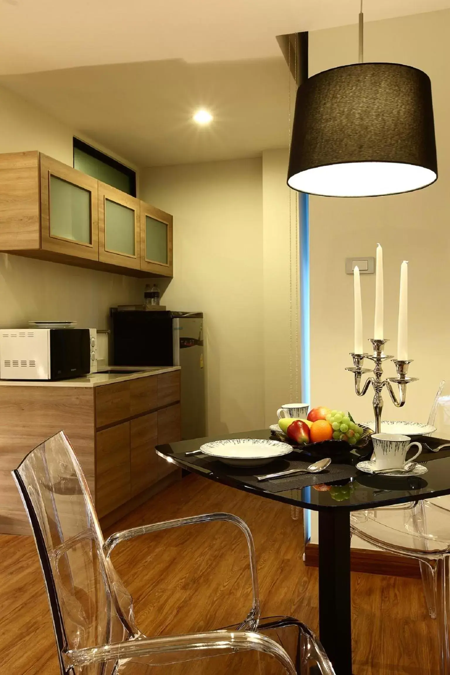 Kitchen or kitchenette, Dining Area in S17 Nimman