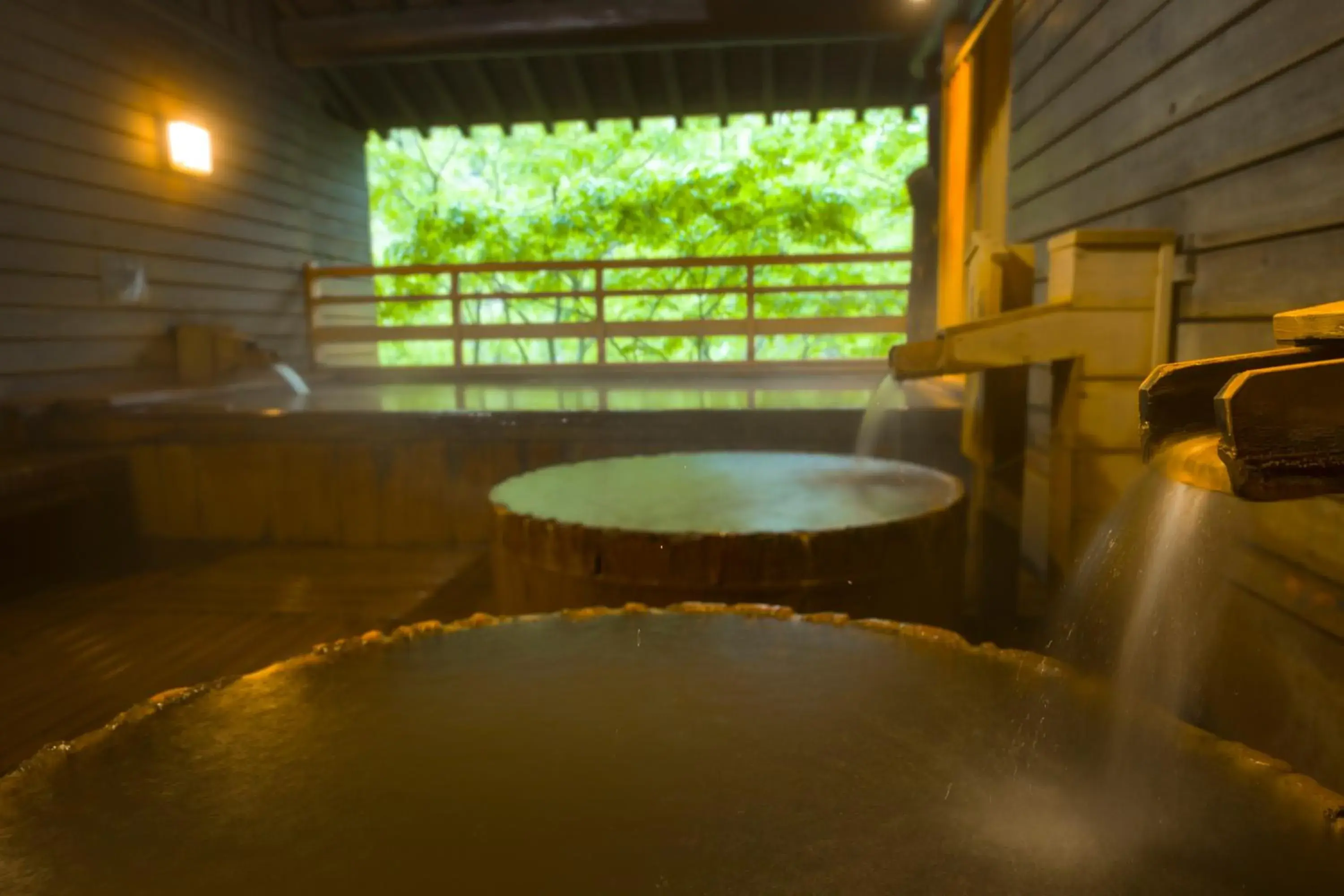 Hot Spring Bath in Kishigon Ryokan