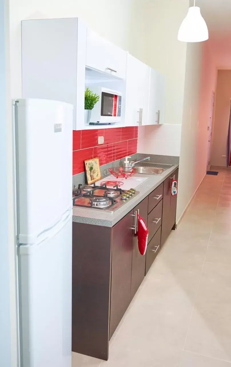 Kitchen or kitchenette, Kitchen/Kitchenette in Apartahotel MACADANA