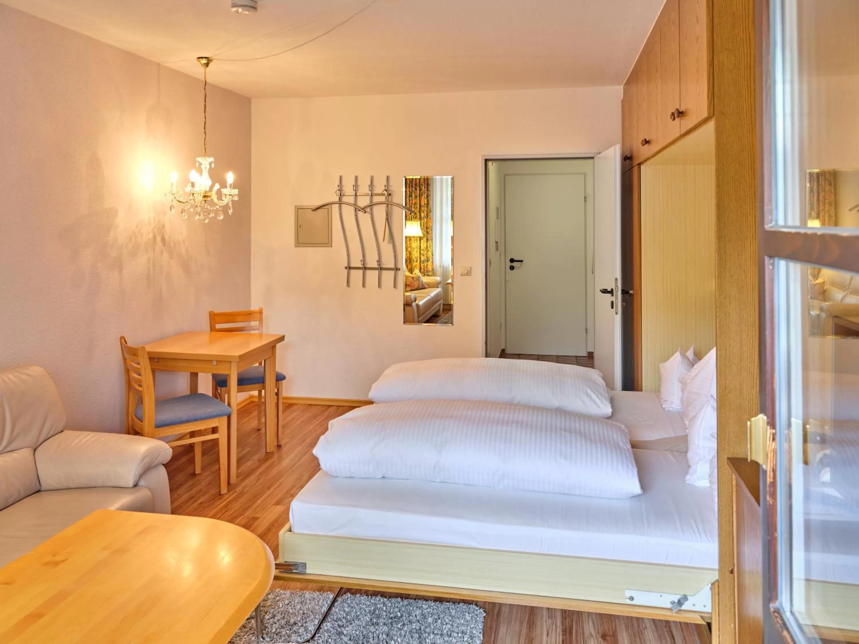 Bed in Appartement-Haus Blumenhof