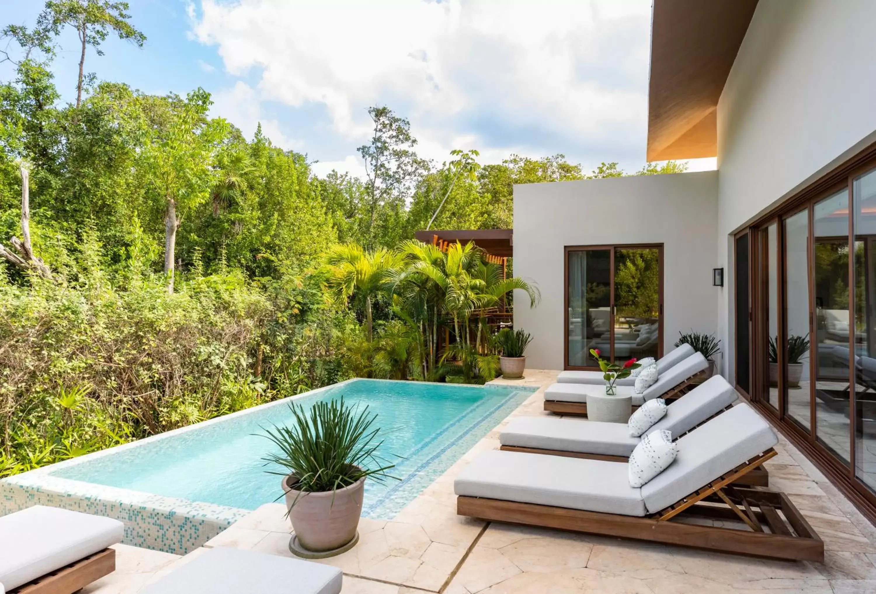 Swimming Pool in Fairmont Mayakoba