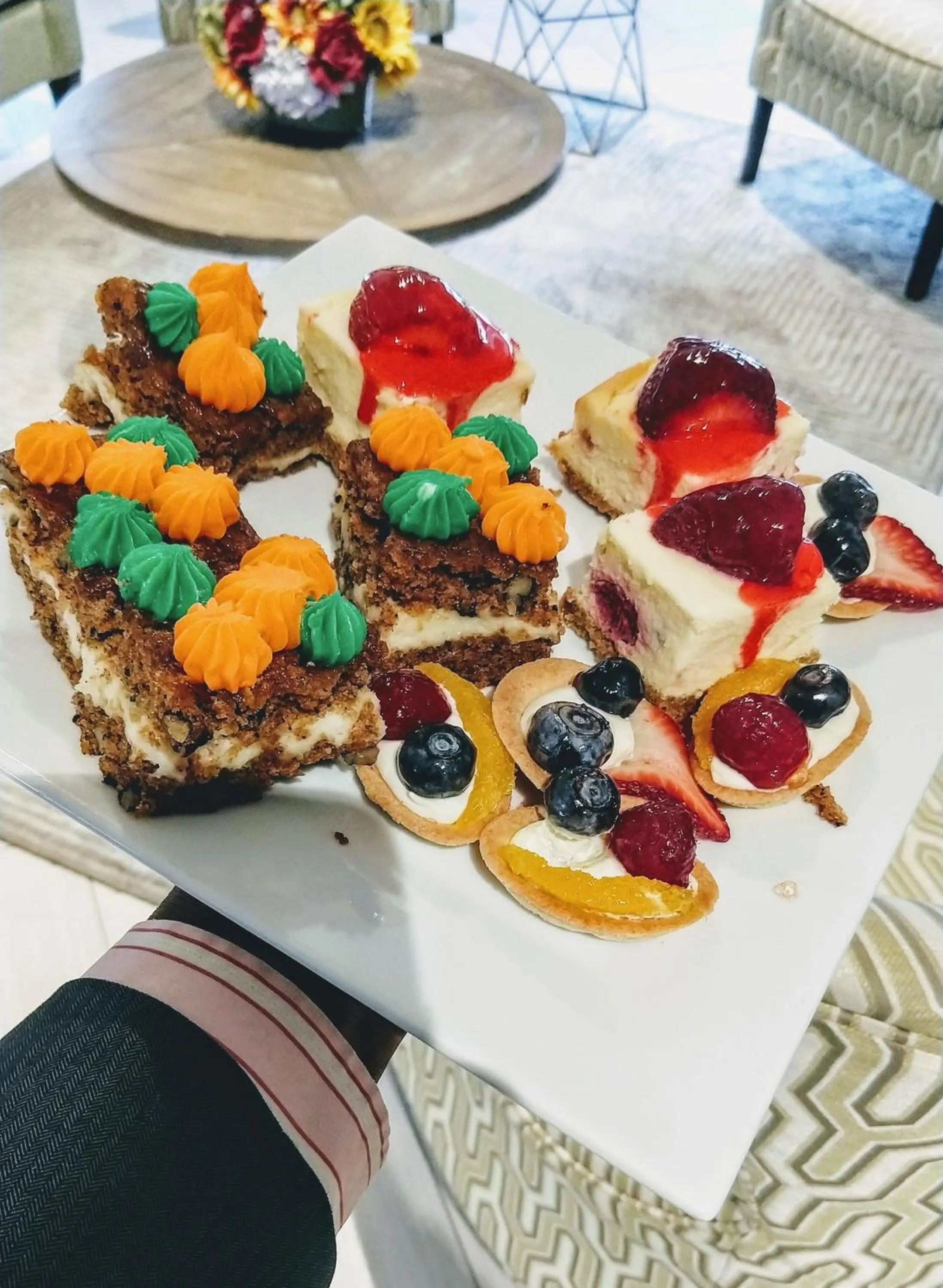 Food close-up in The Wilshire Grand Hotel