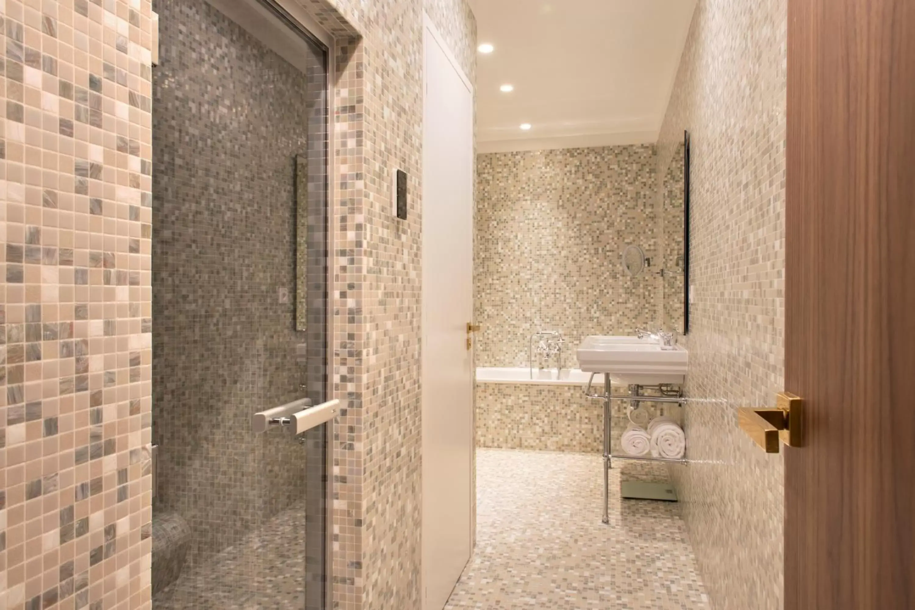 Steam room, Bathroom in Hotel Parister & Spa