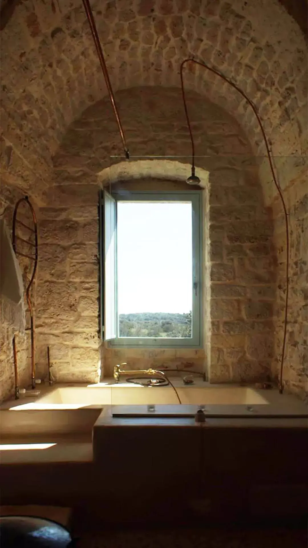 Shower in Masseria LoJazzo