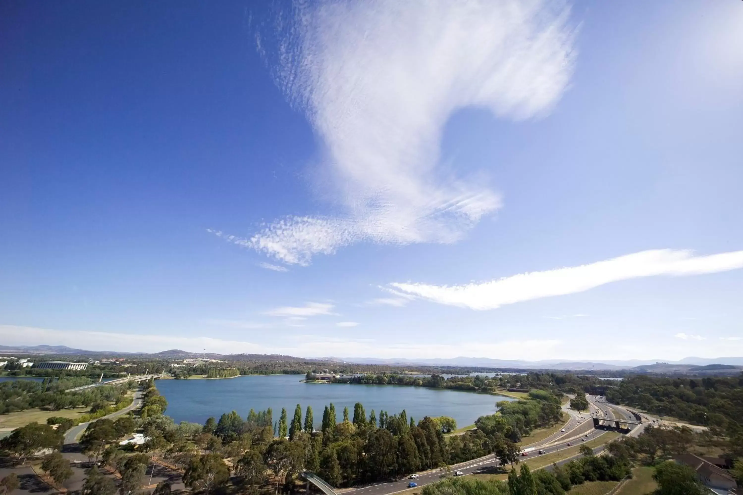 Lake view, Bird's-eye View in BreakFree Capital Tower Apartments