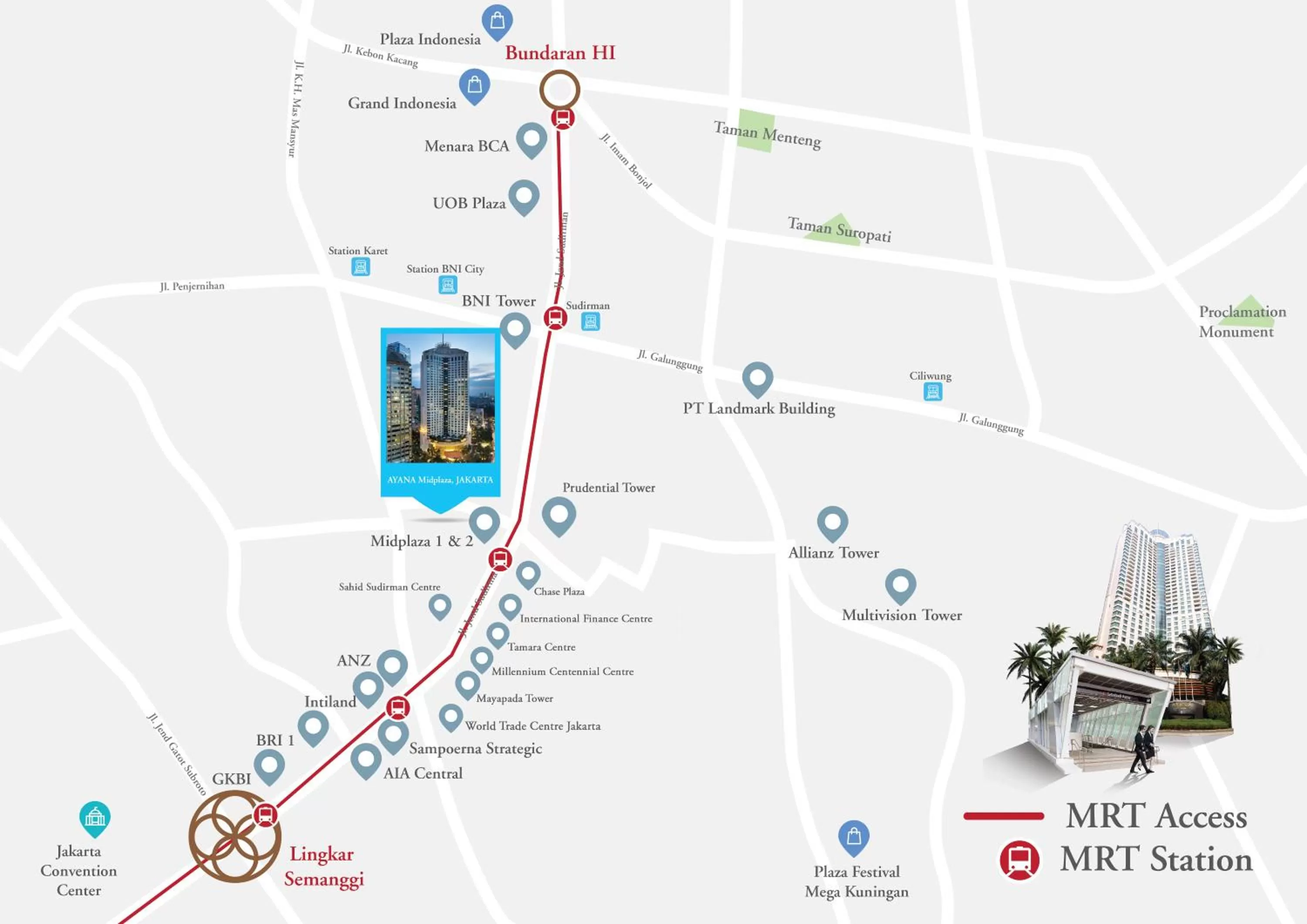 Property building in AYANA Midplaza JAKARTA