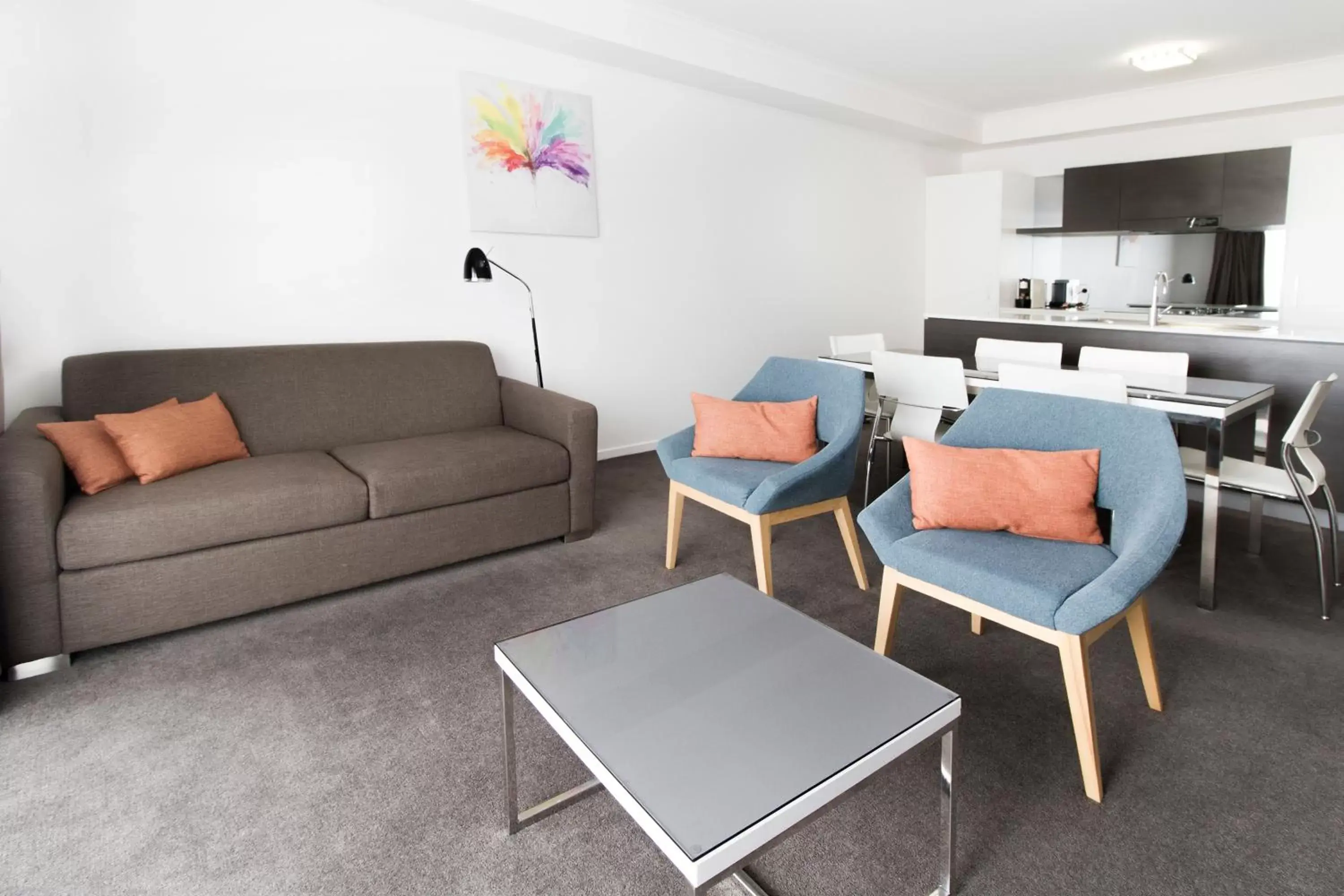 Bed, Seating Area in Abode Tuggeranong