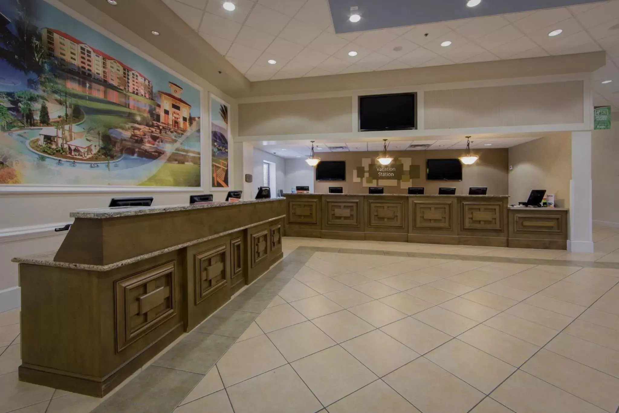 Lobby or reception, Kitchen/Kitchenette in Holiday Inn Club Vacations At Orange Lake Resort, an IHG Hotel