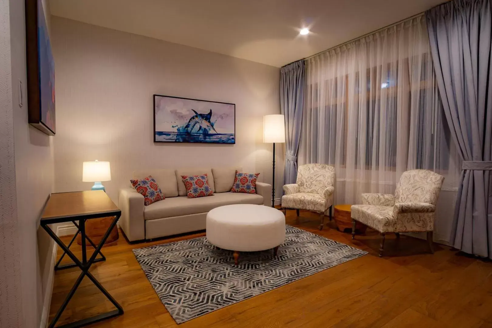 Living room, Seating Area in Zane Grey Pueblo Hotel