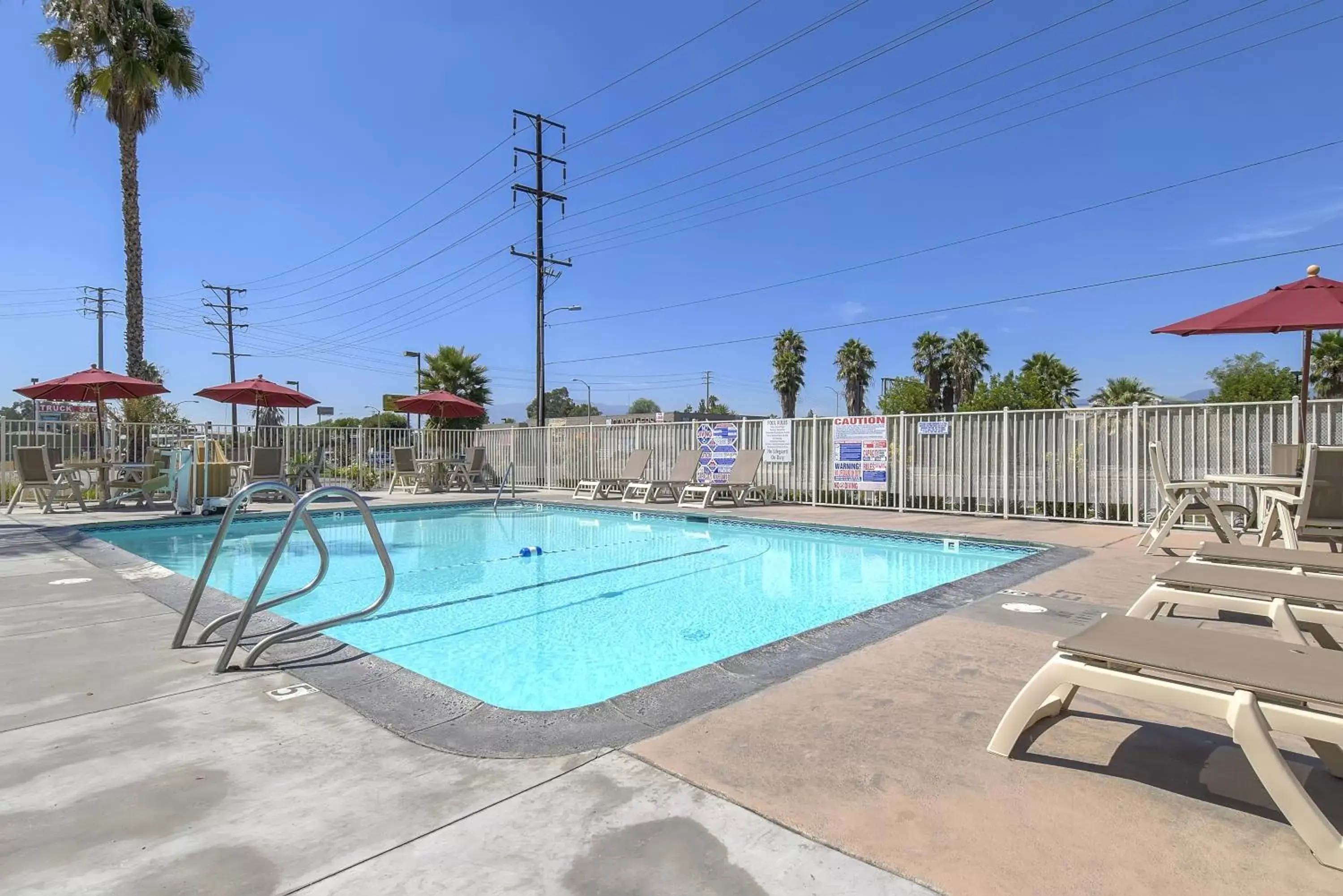 Swimming Pool in Motel 6-San Bernardino, CA - South