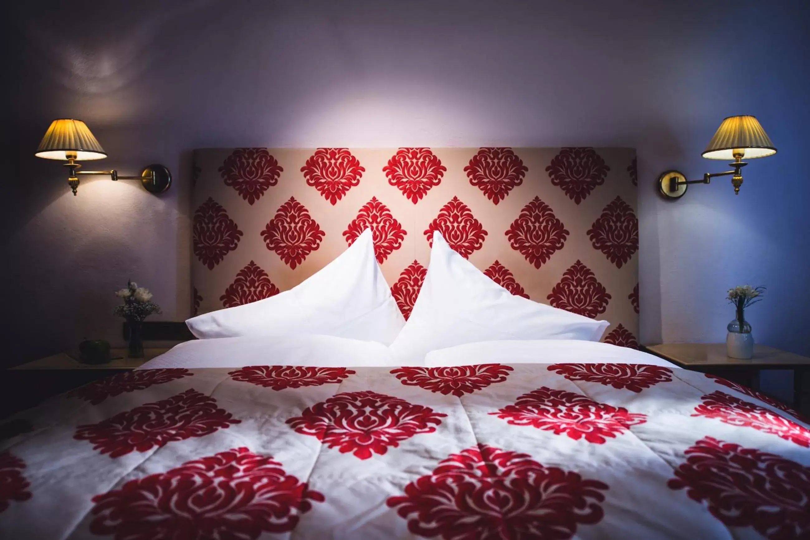 Decorative detail, Bed in Hotel Klosterbräu