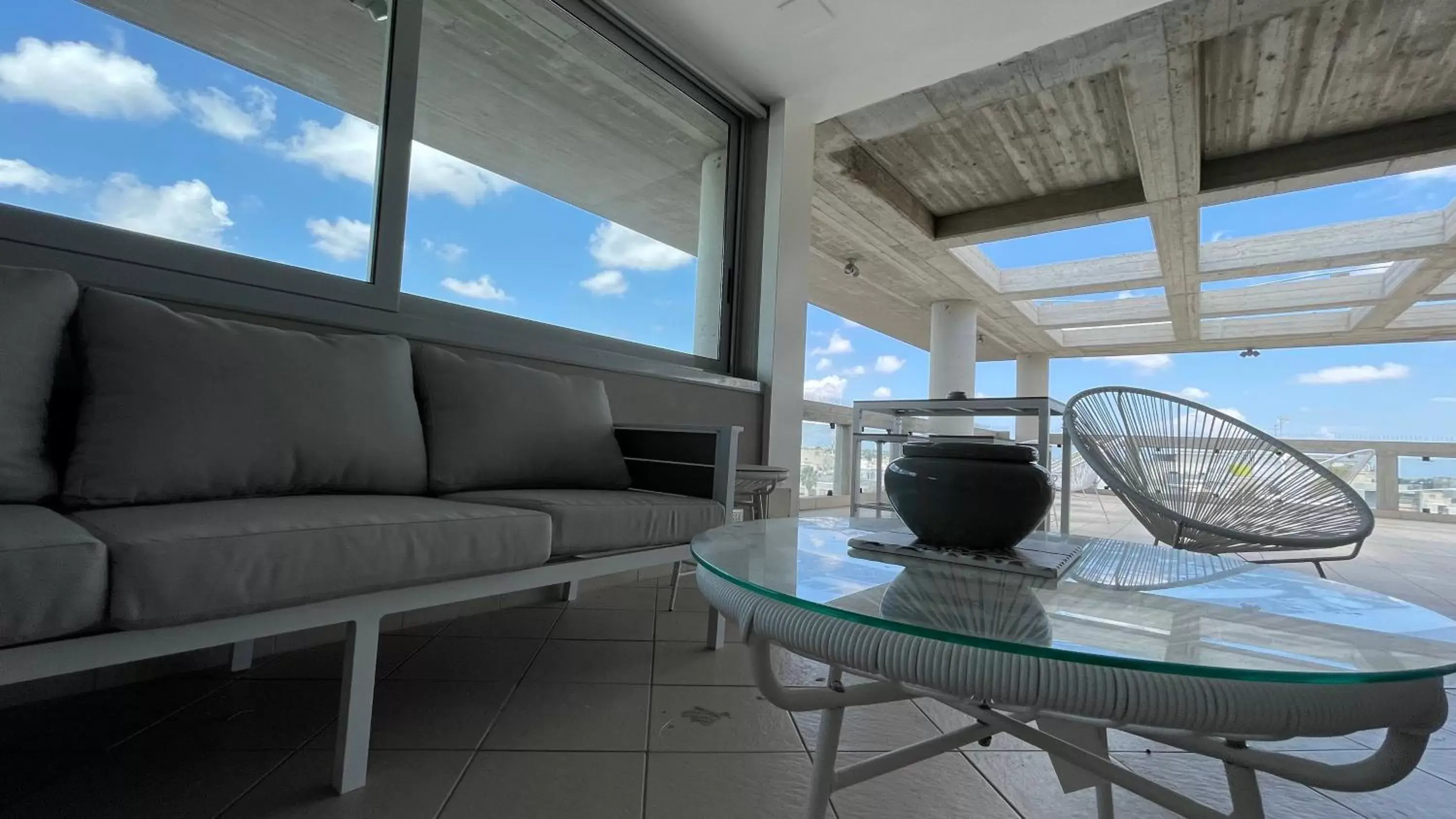 Balcony/Terrace, Seating Area in UpTown Urban Stay Lecce