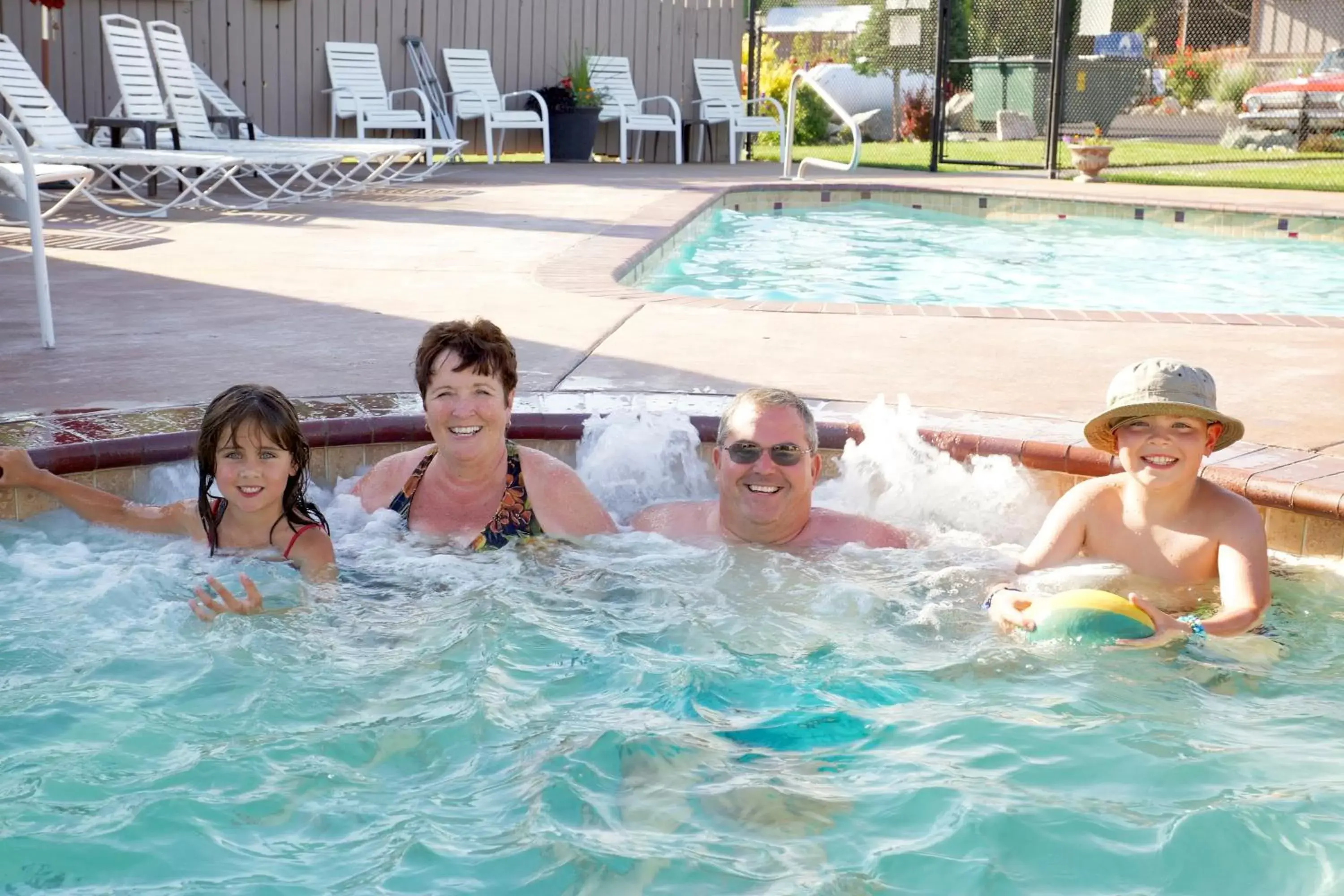 People, Swimming Pool in Mountain View Lodge