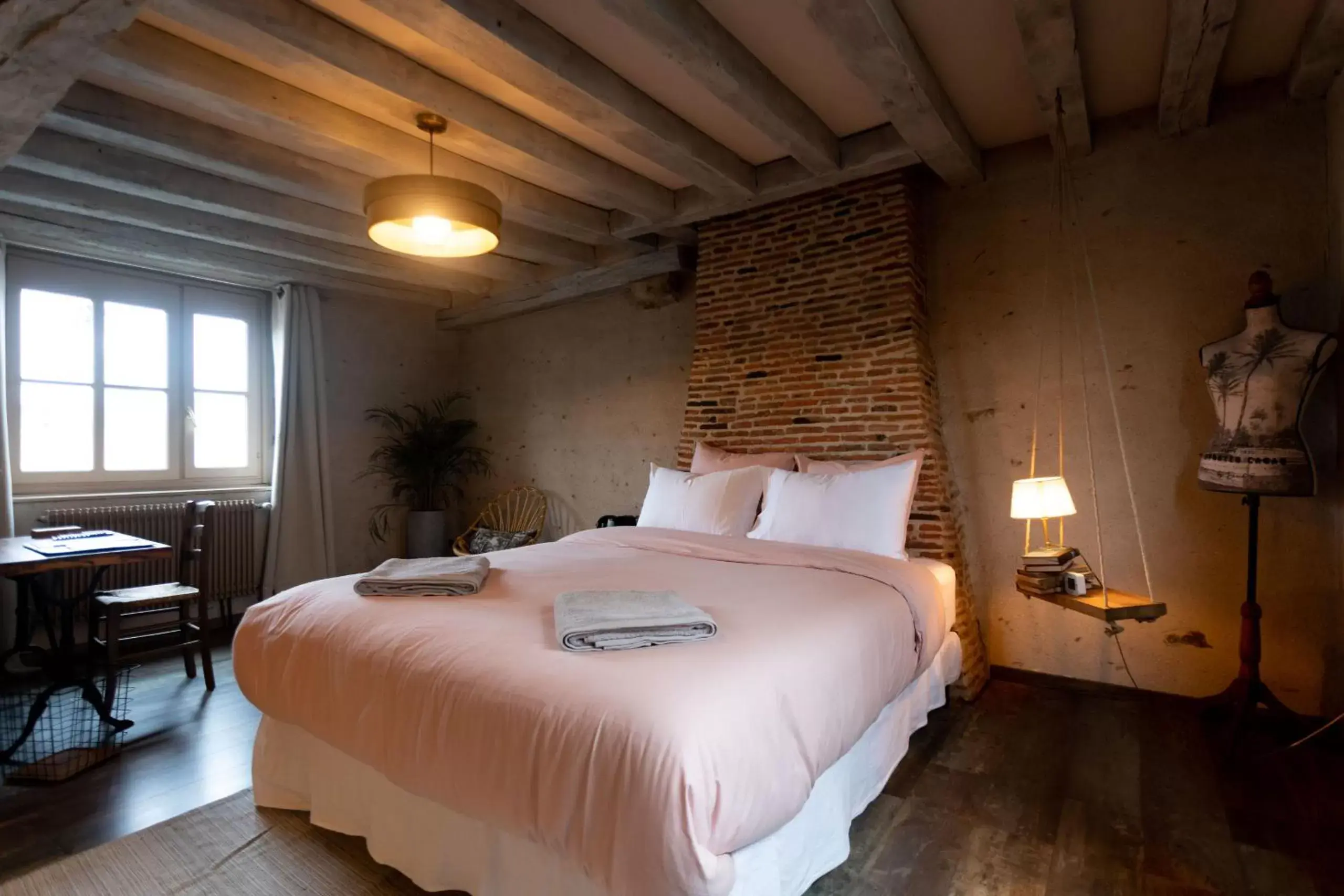 Bedroom, Bed in La Tour aux Grains chambres autonomes