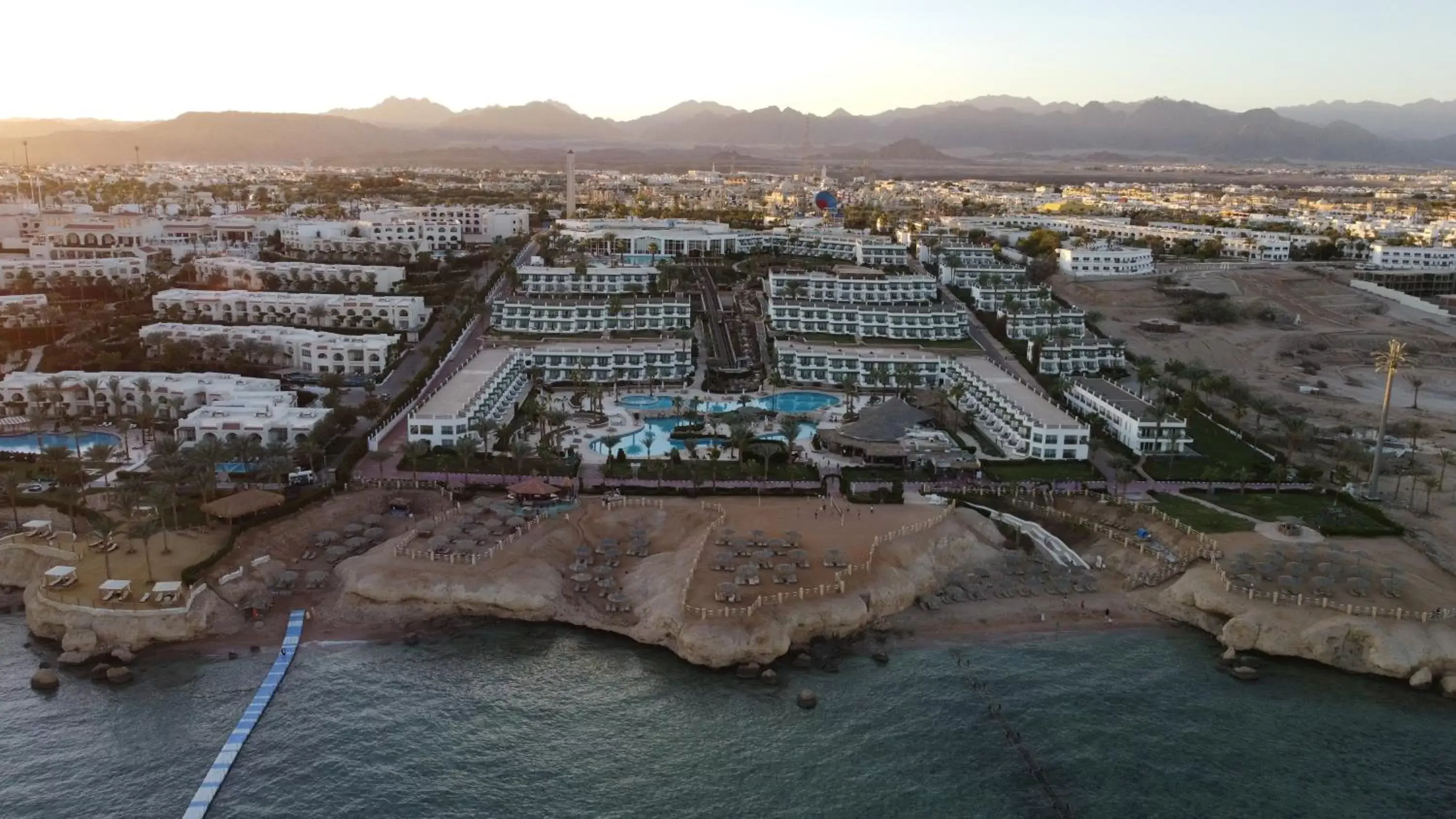 Beach, Bird's-eye View in Safir Sharm Waterfalls Resort