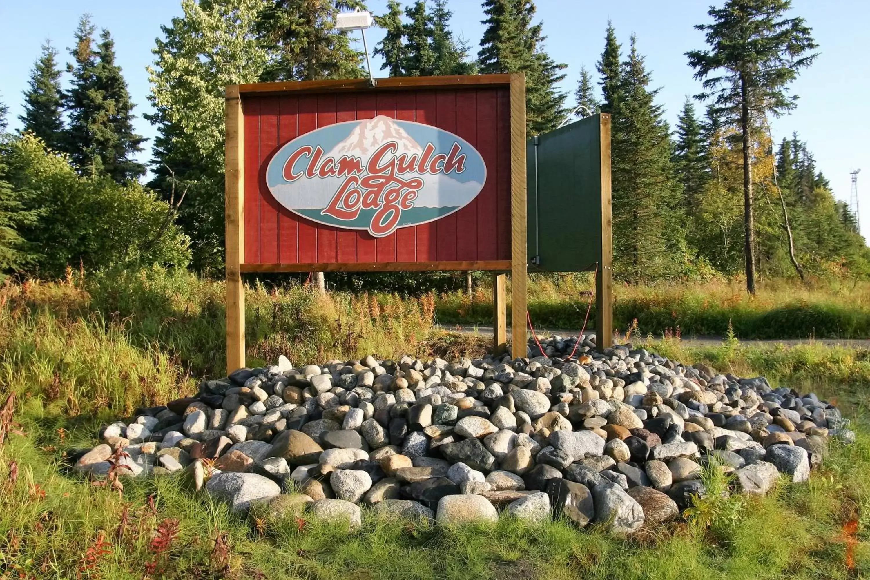 Property logo or sign in Clam Gulch Lodge