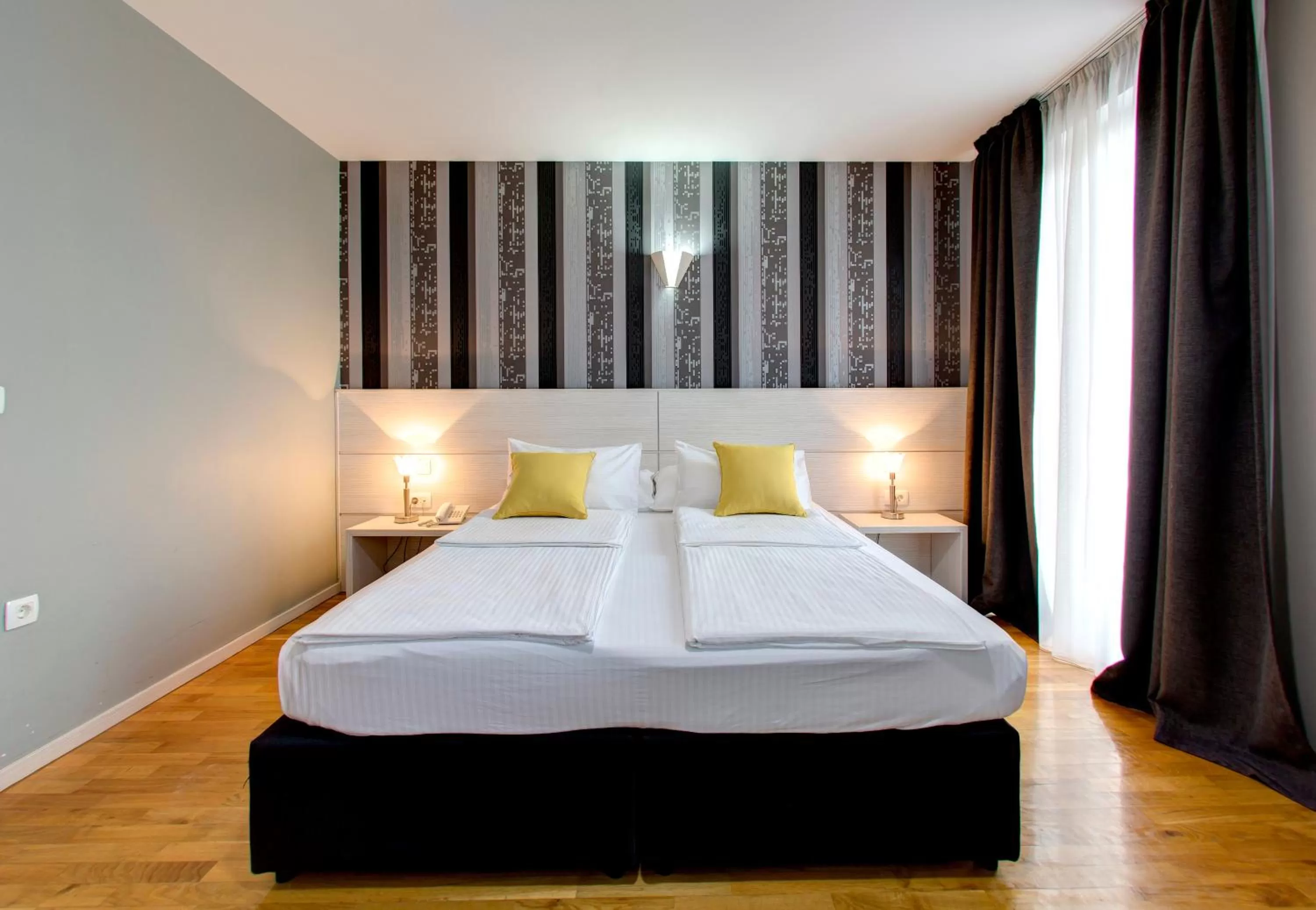 Bed in Hotel Villa Milas