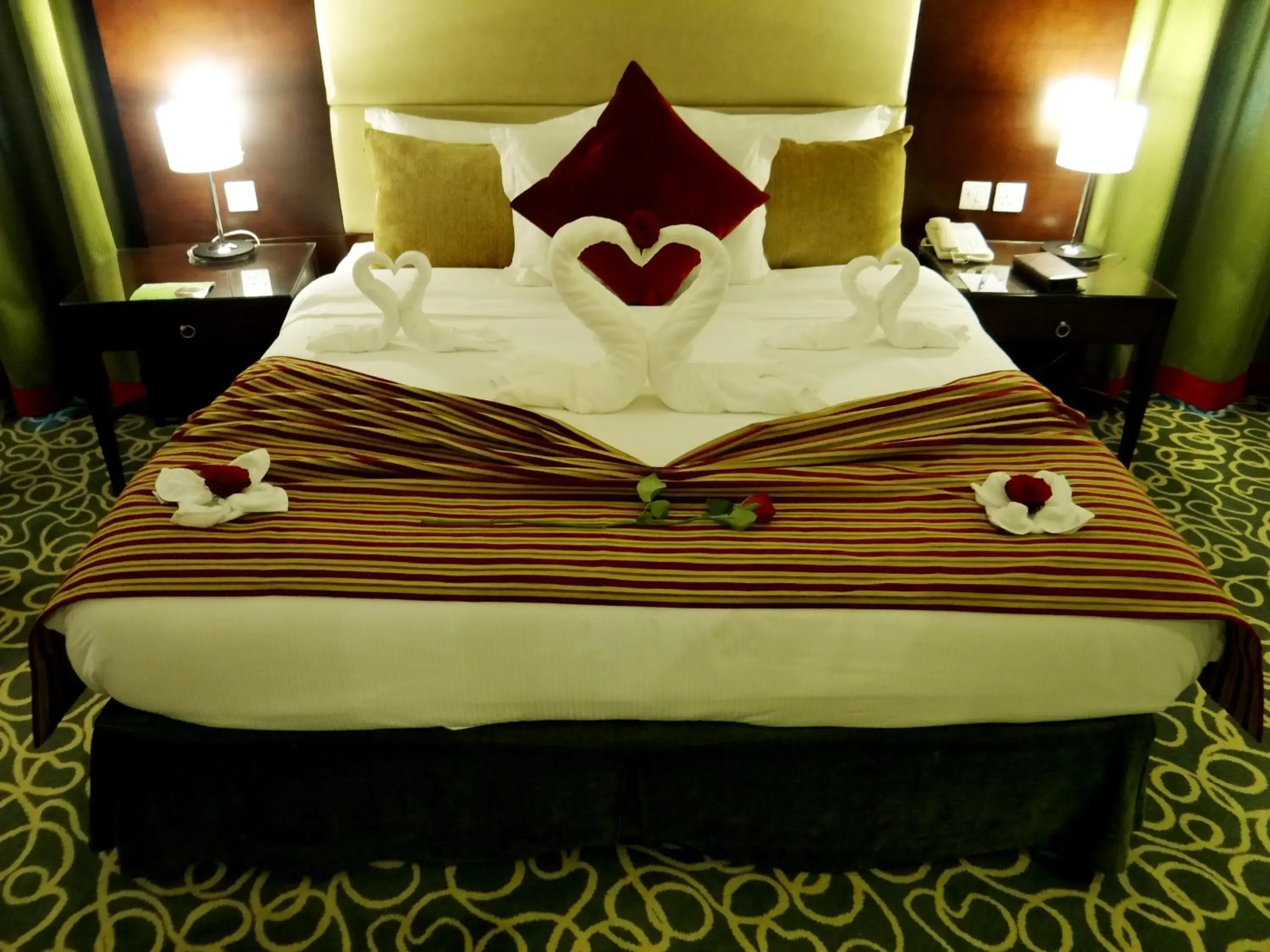 Decorative detail, Bed in Concorde Fujairah Hotel