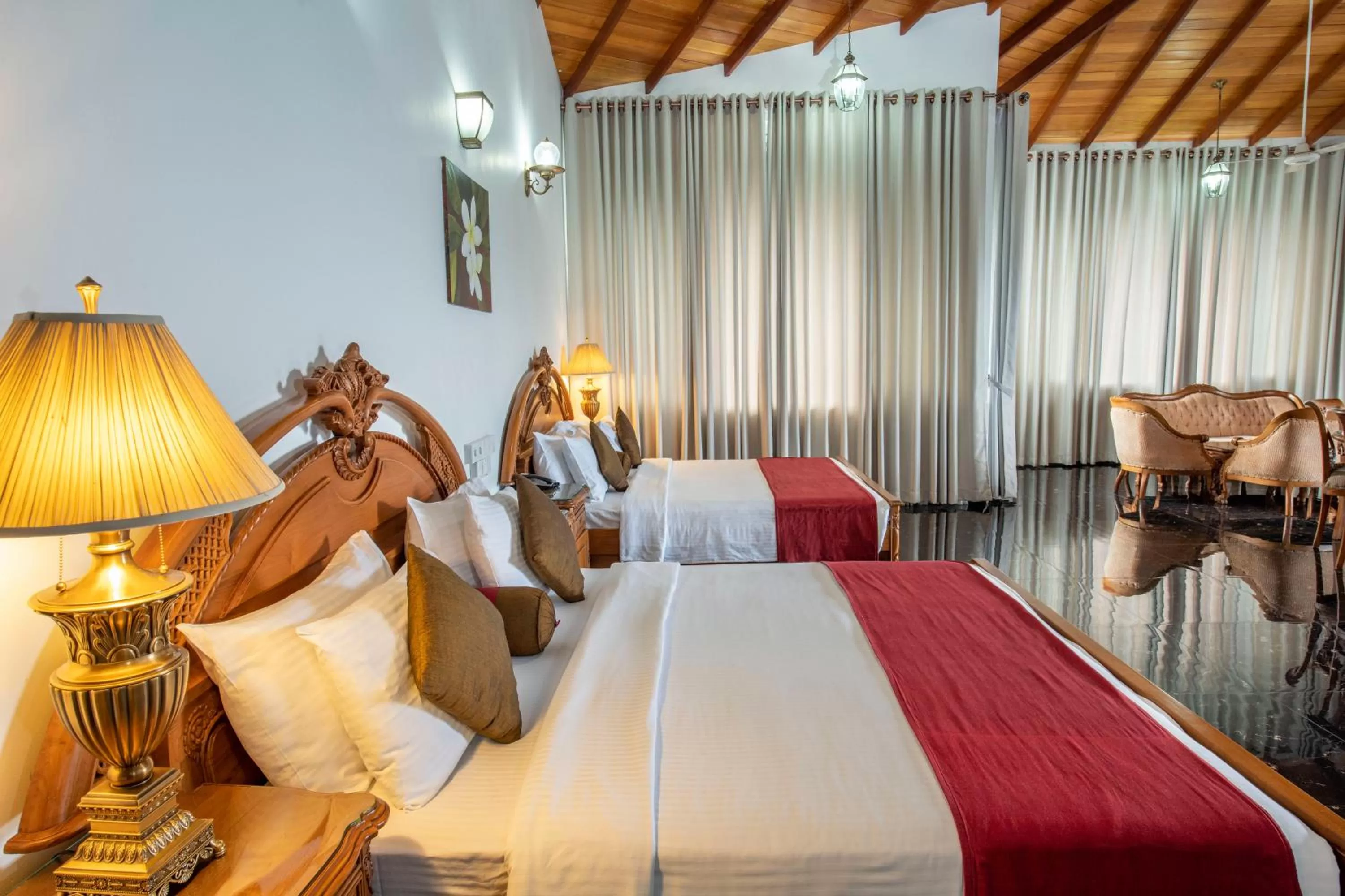 Bedroom, Bed in Hotel Sudu Araliya