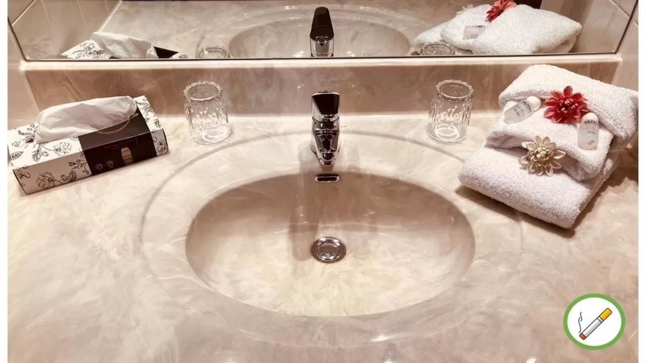 Bathroom in Akzent Congresshotel Hoyerswerda