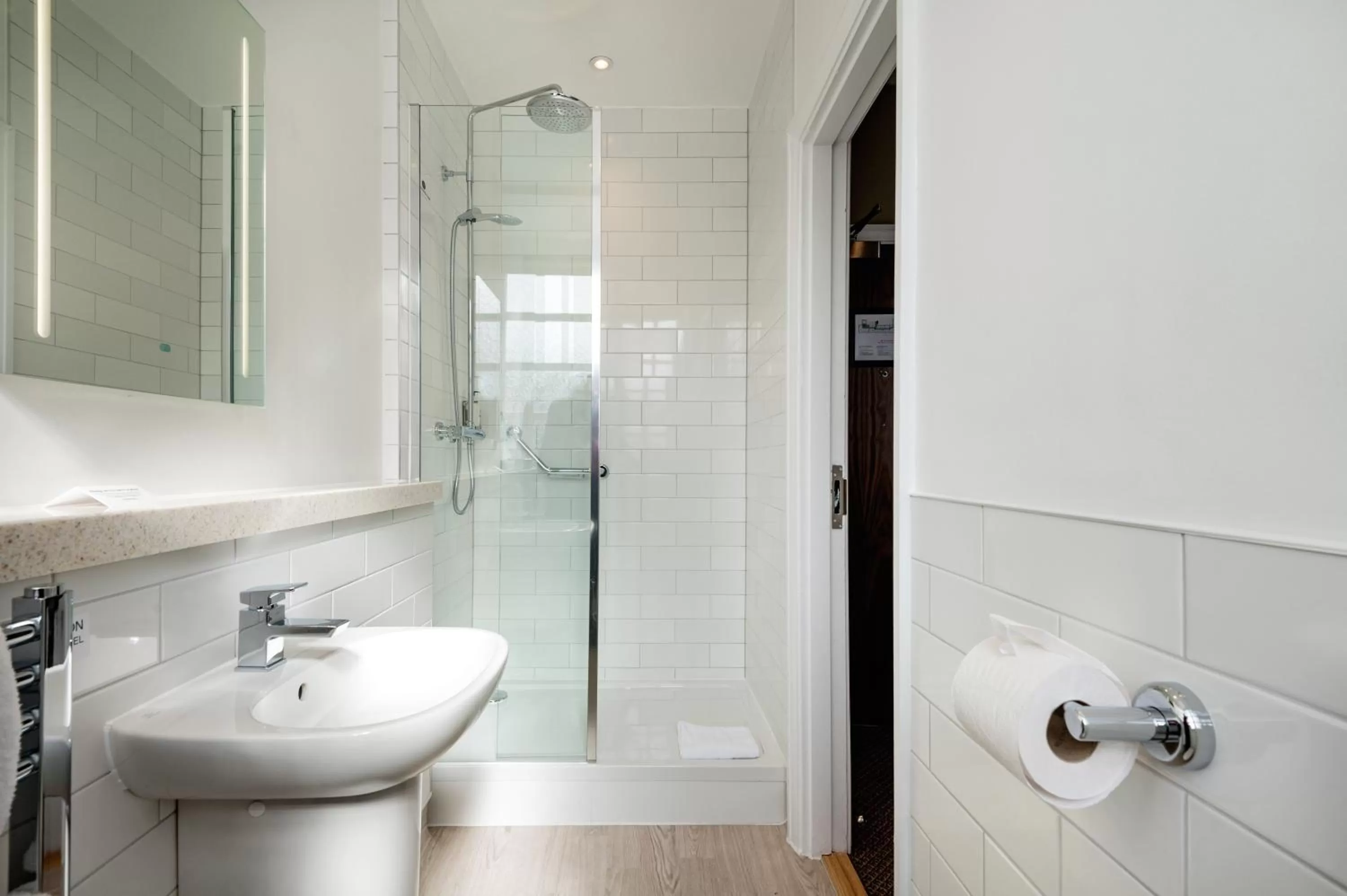 Shower, Bathroom in Toby Carvery Edinburgh West by Innkeeper's Collection