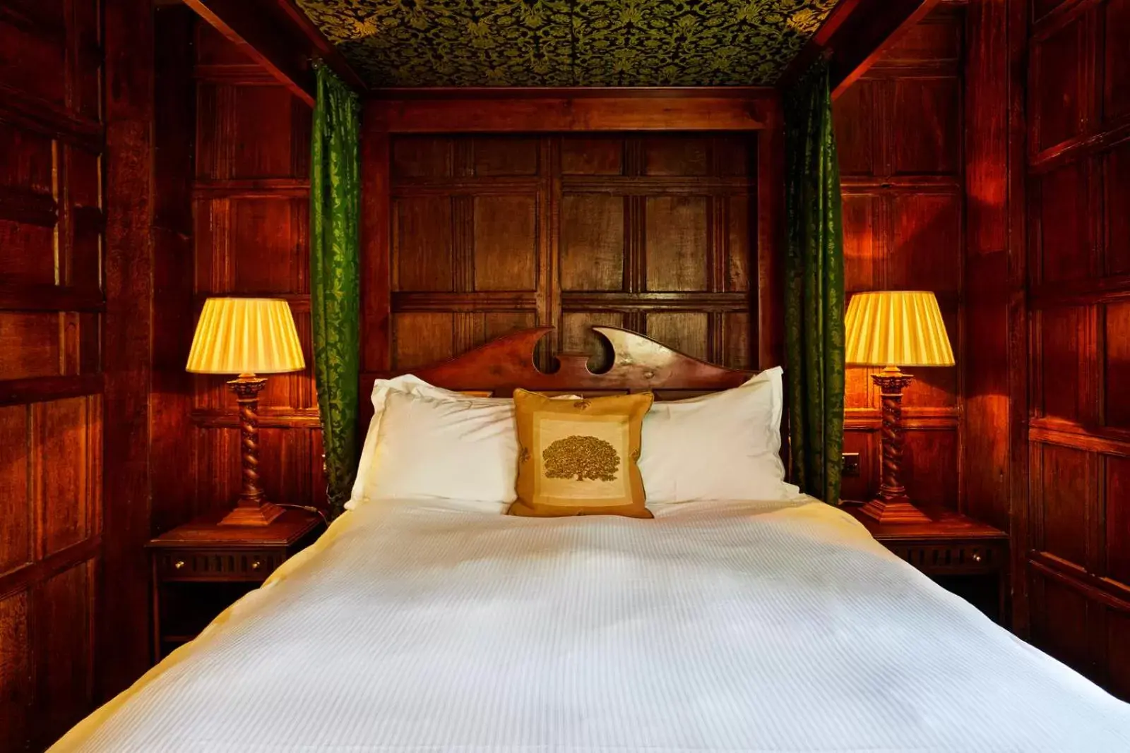 Bed in Ockenden Manor Hotel & Spa