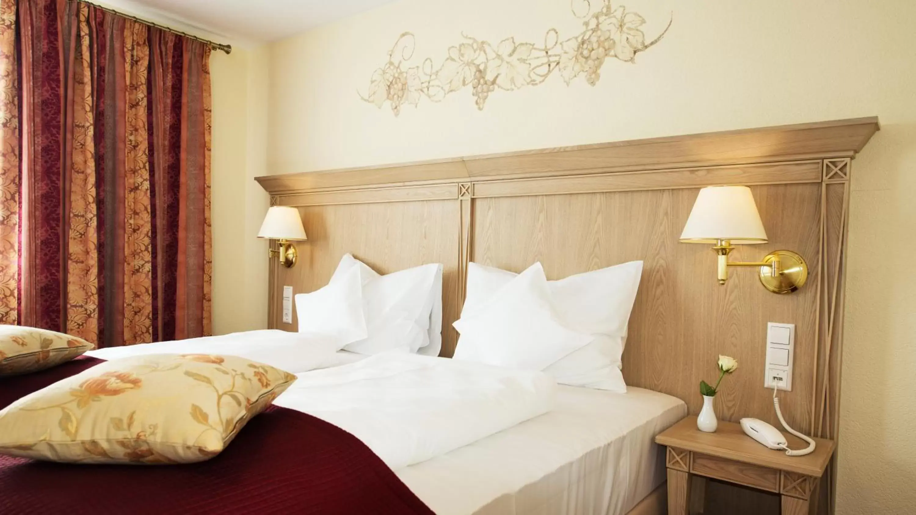 Bedroom, Bed in Hotel Rebstock Bedroom, Bed in Hotel Rebstock