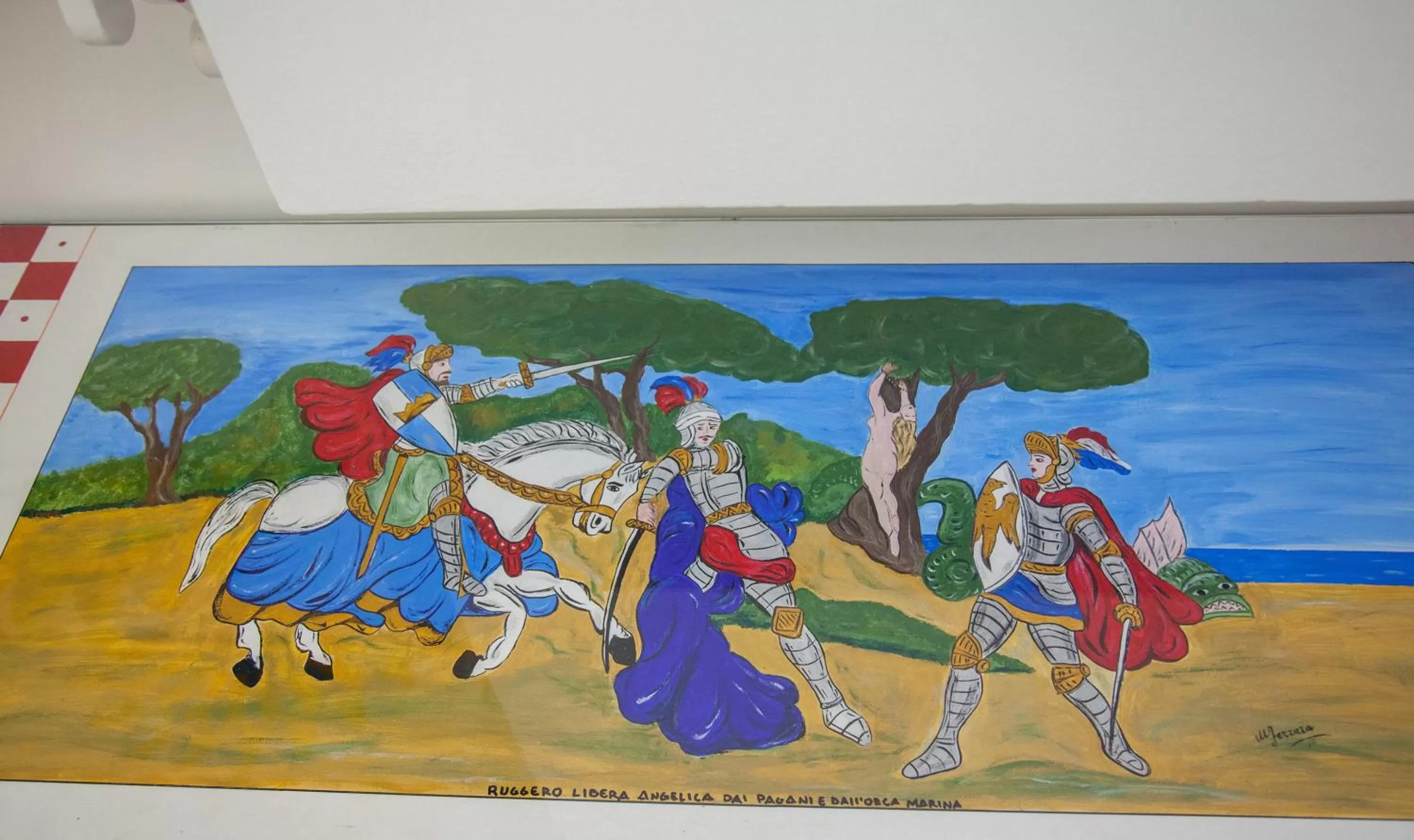 Decorative detail in Tra Le Braccia di Morfeo