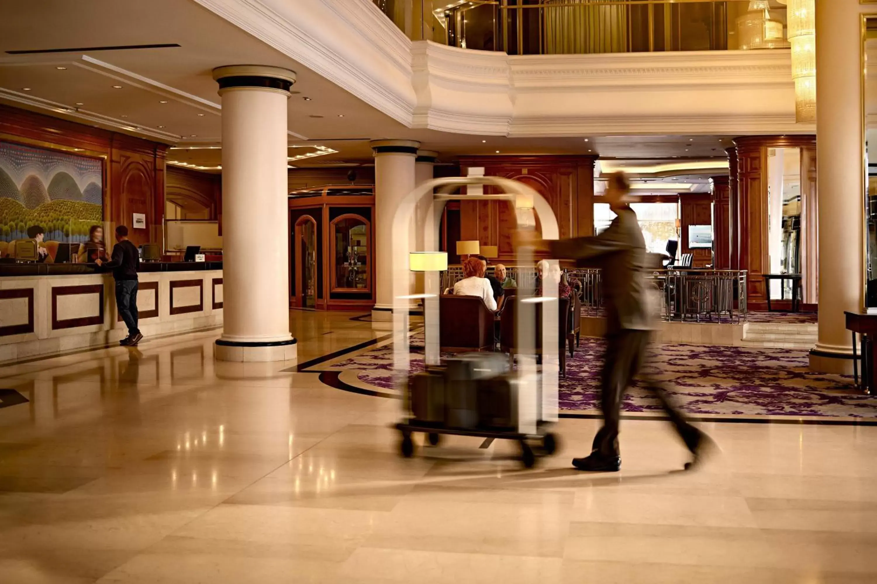 Lobby or reception in Sheraton Zagreb Hotel