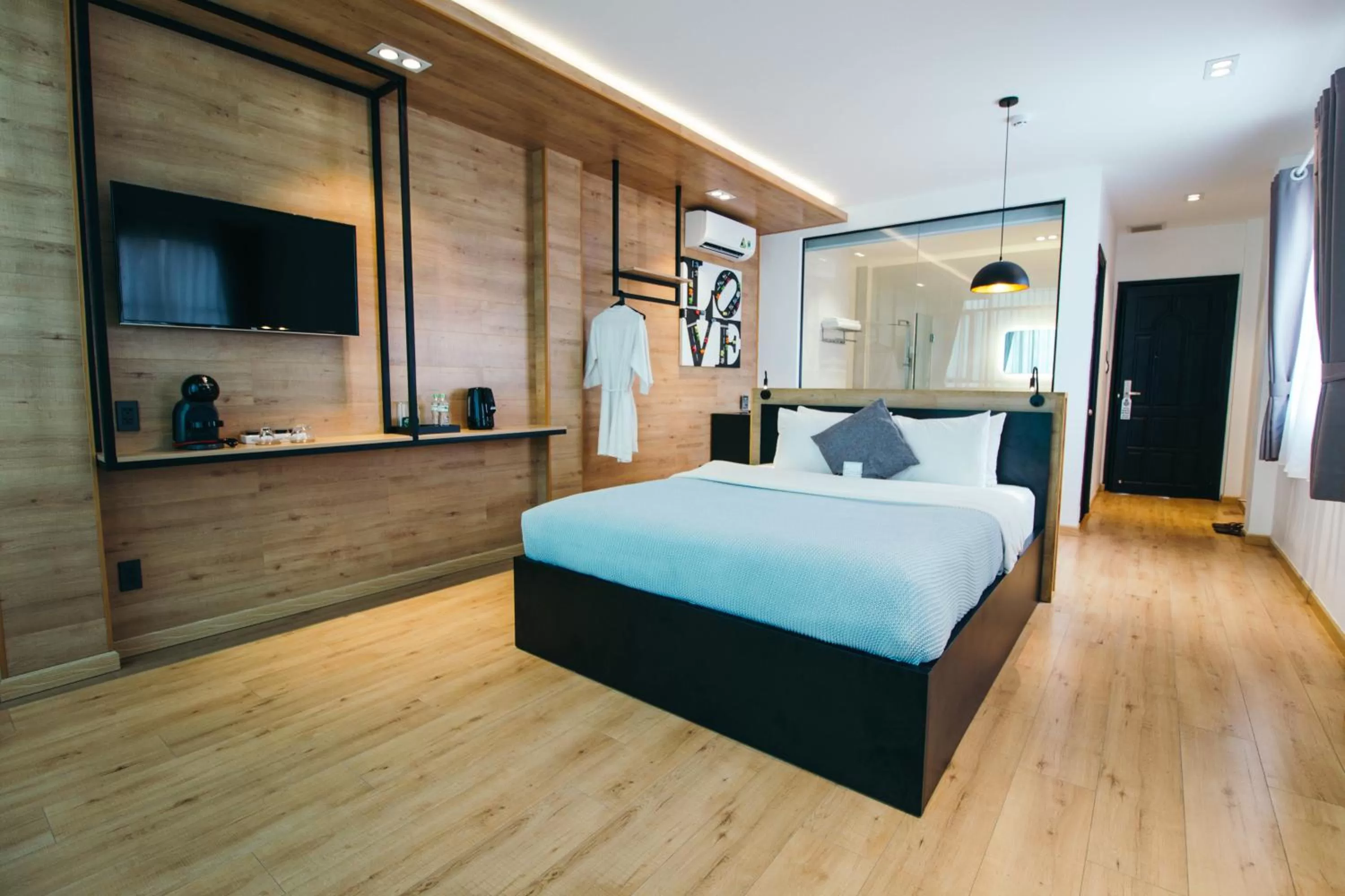 Bed in Chotel Pham Ngu Lao