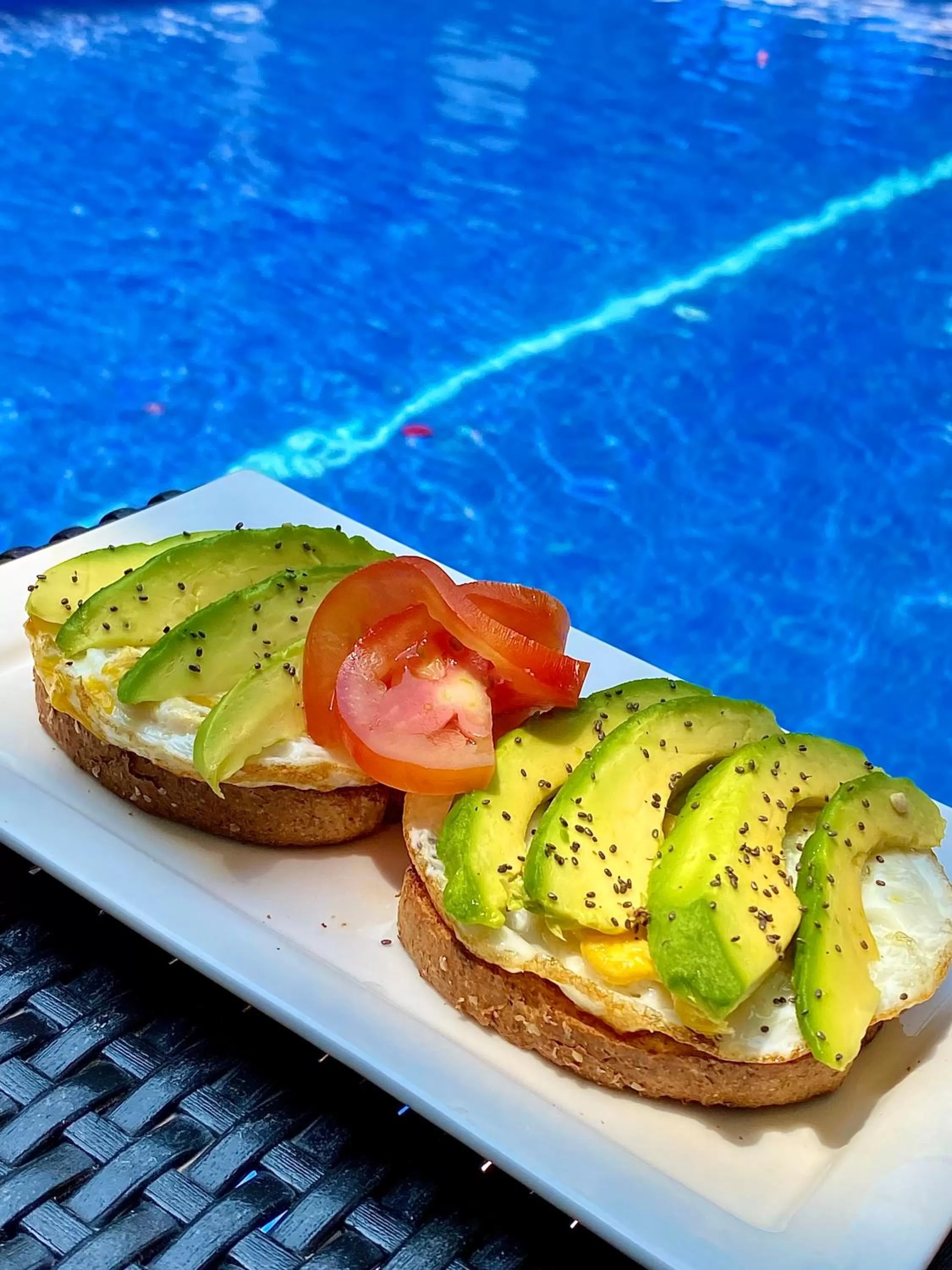 Swimming pool in Hotel Real La Merced