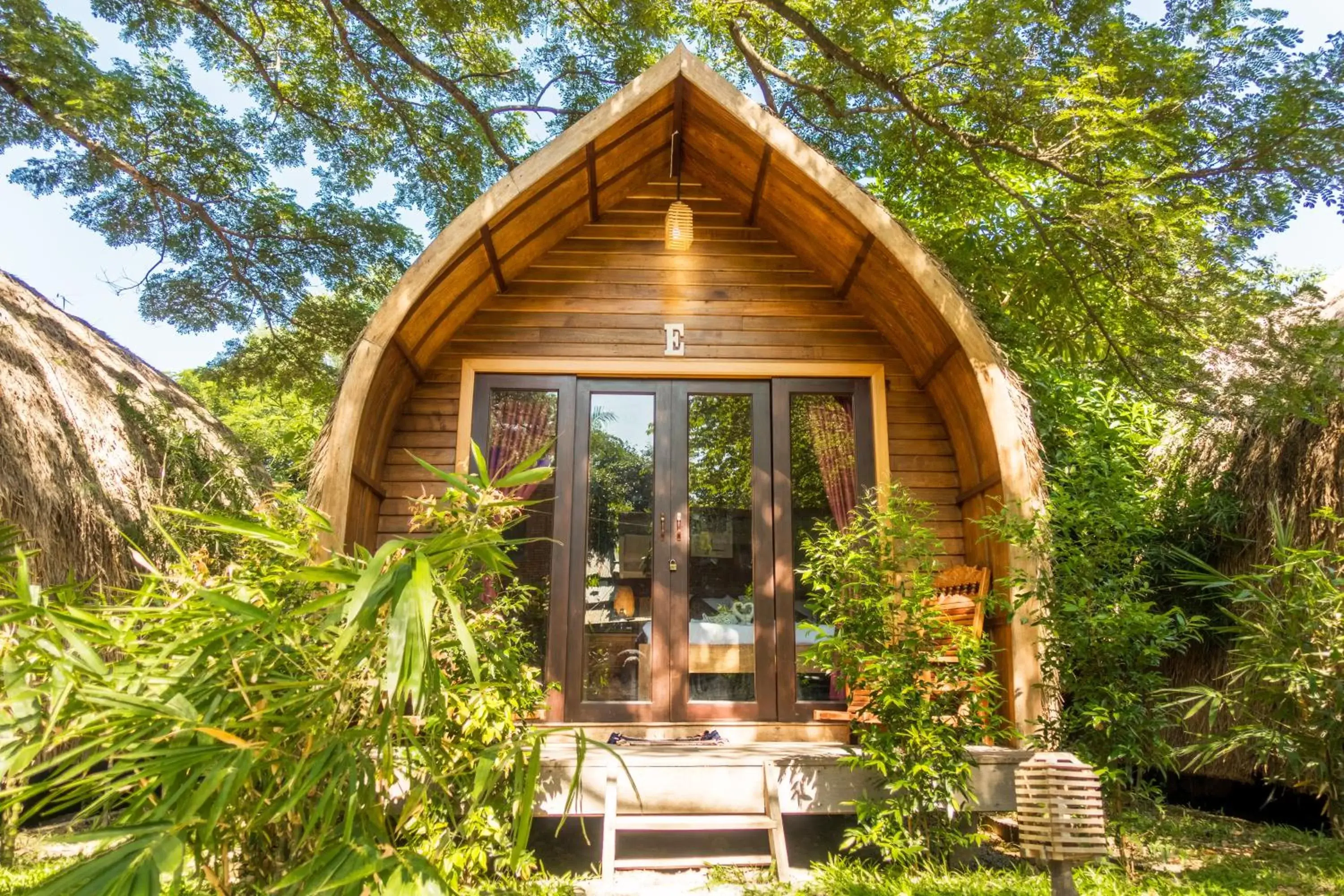 Garden view in Bamboo Bungalow