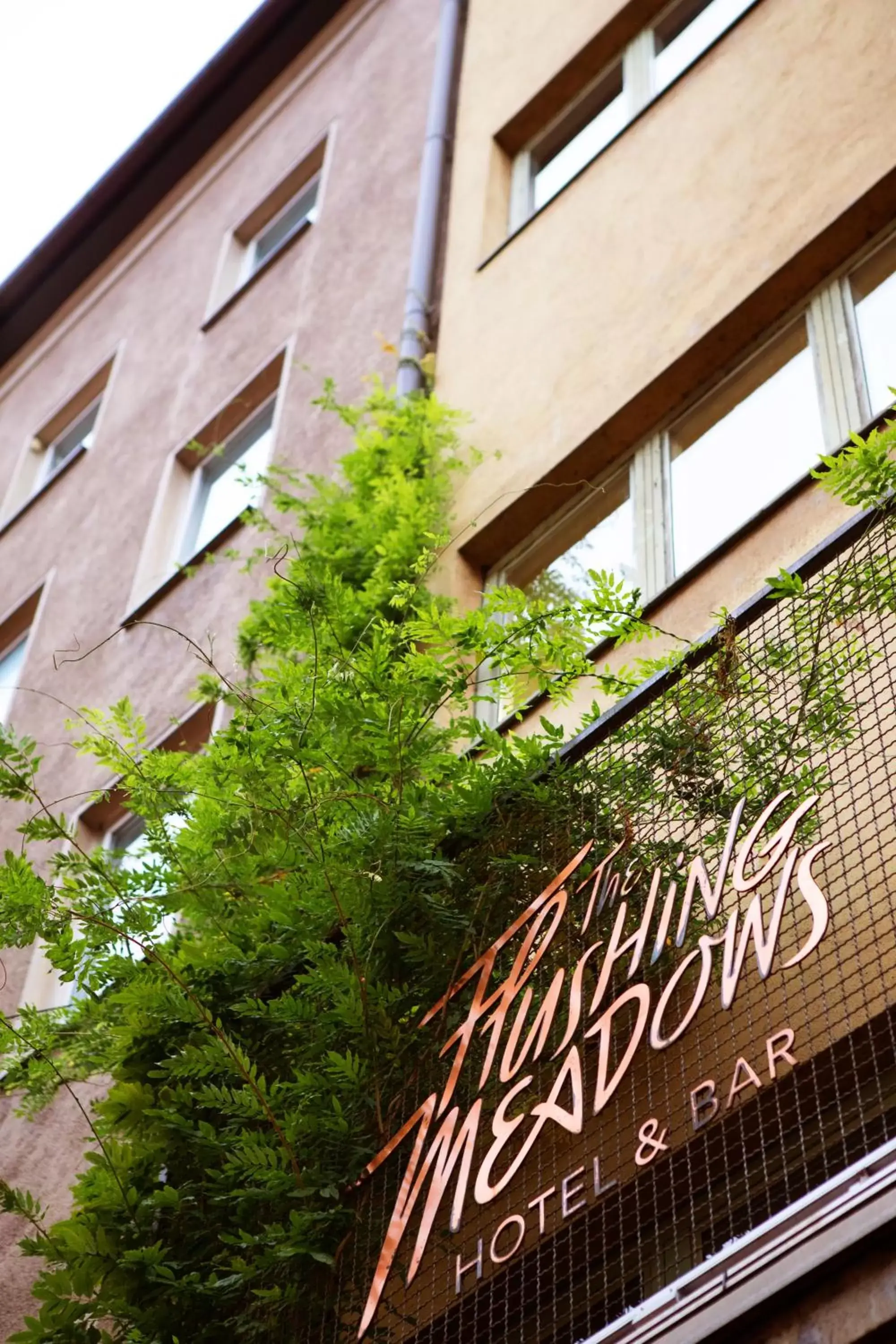 Property building, Property Logo/Sign in The Flushing Meadows Hotel